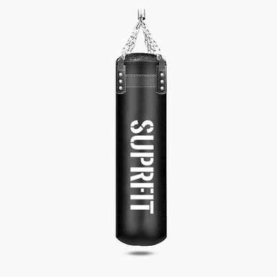 SF SUPRFIT Boxsack Boxing Bag Pro Boxsack inkl. Drehgelenk zur Aufhängung, Doppelt verstärkte Vierpunkt Stahlkette