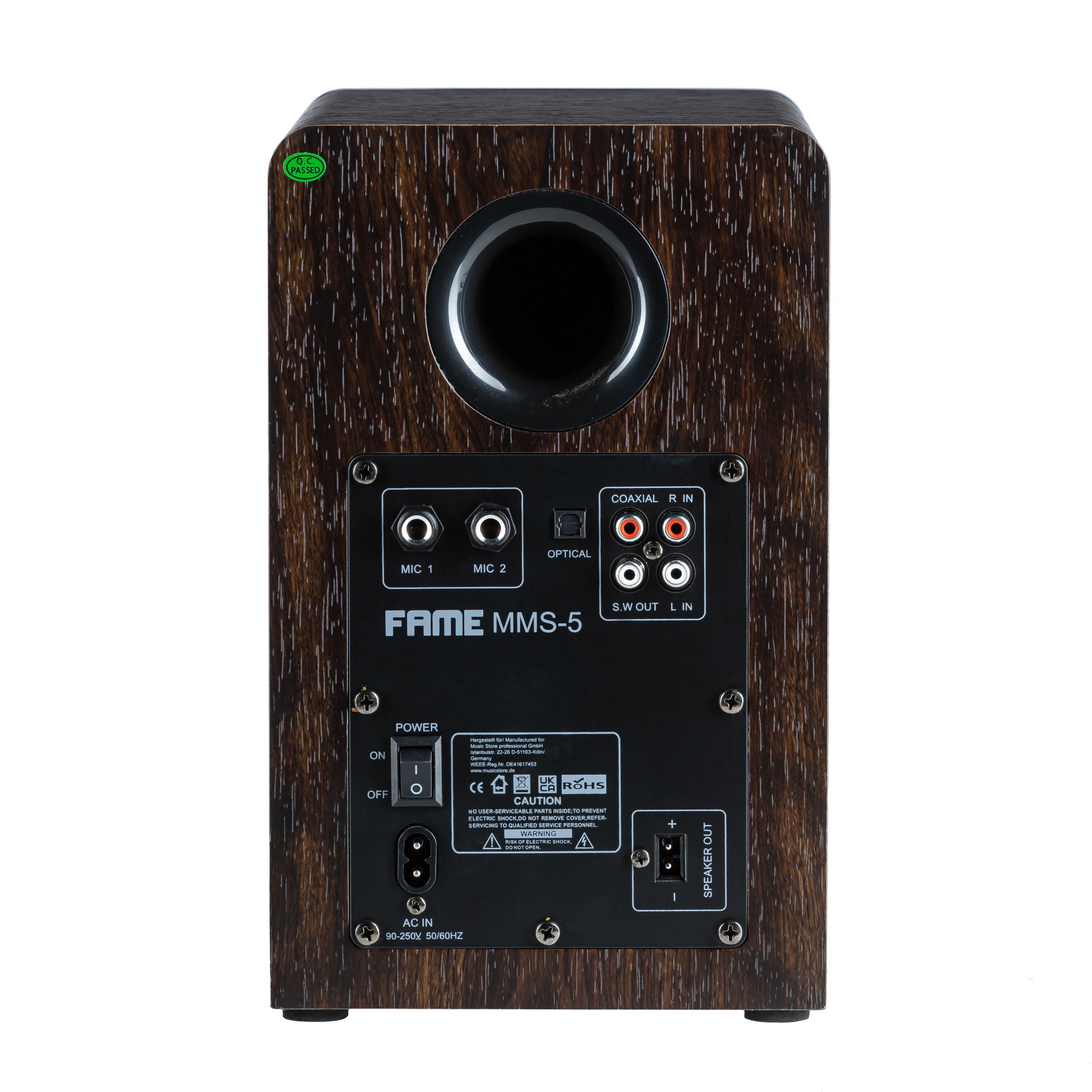 FAME Lautsprecher (MMS-5 5" Aktiv Monitor & Bluetooth - Aktiver Studiomonitor)