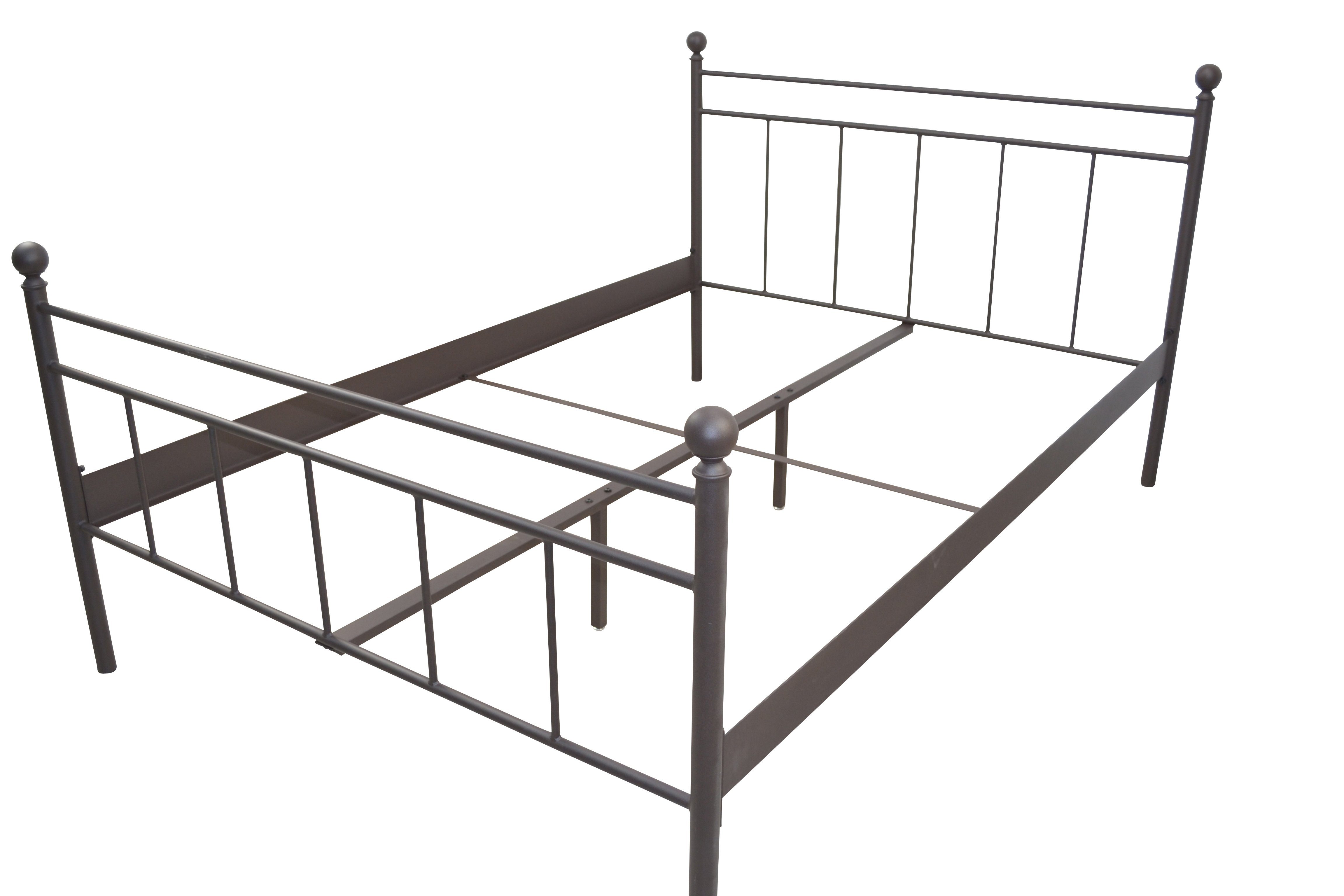 moebel-direkt-online Metallbett Anke Fb. braun (1-tlg), günstig online kaufen