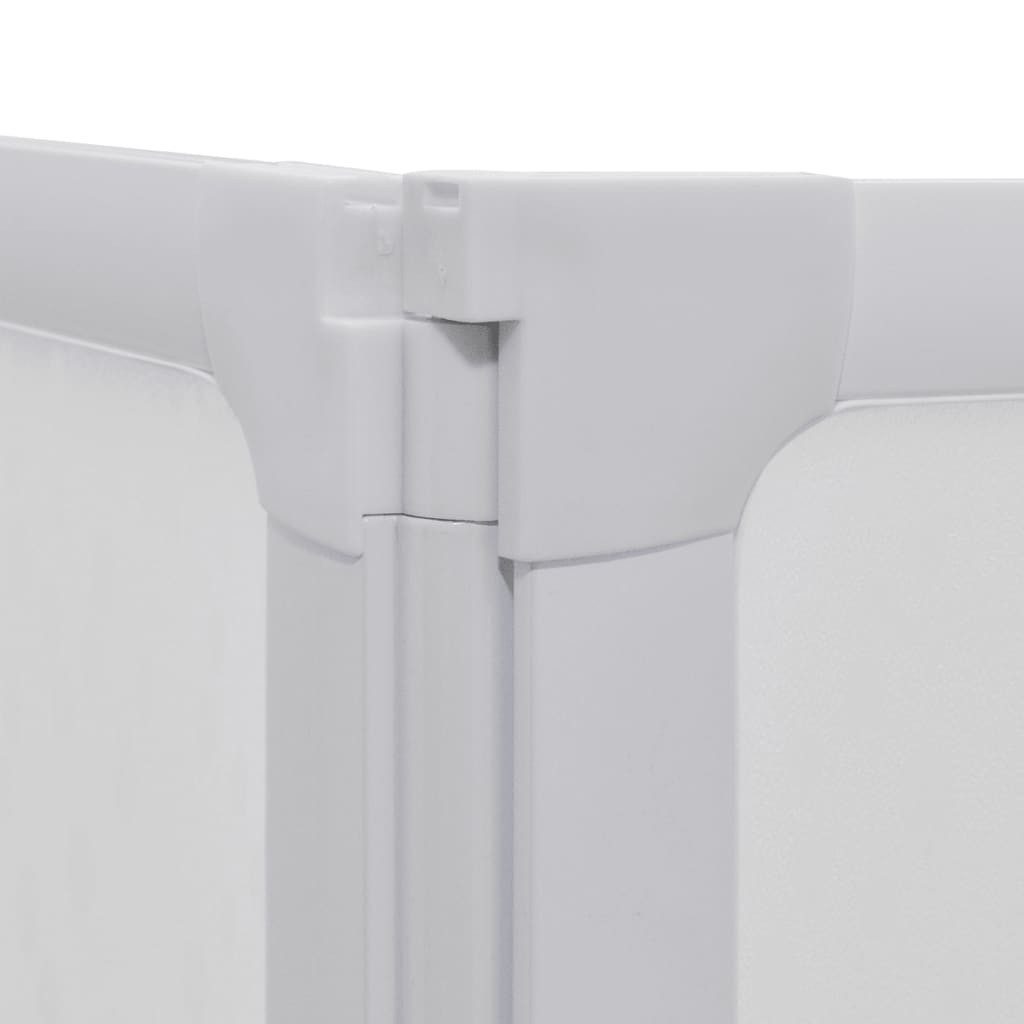 vidaXL Duschwand Duschwand Duschabtrennung 140 x 168 cm 7 Faltwände