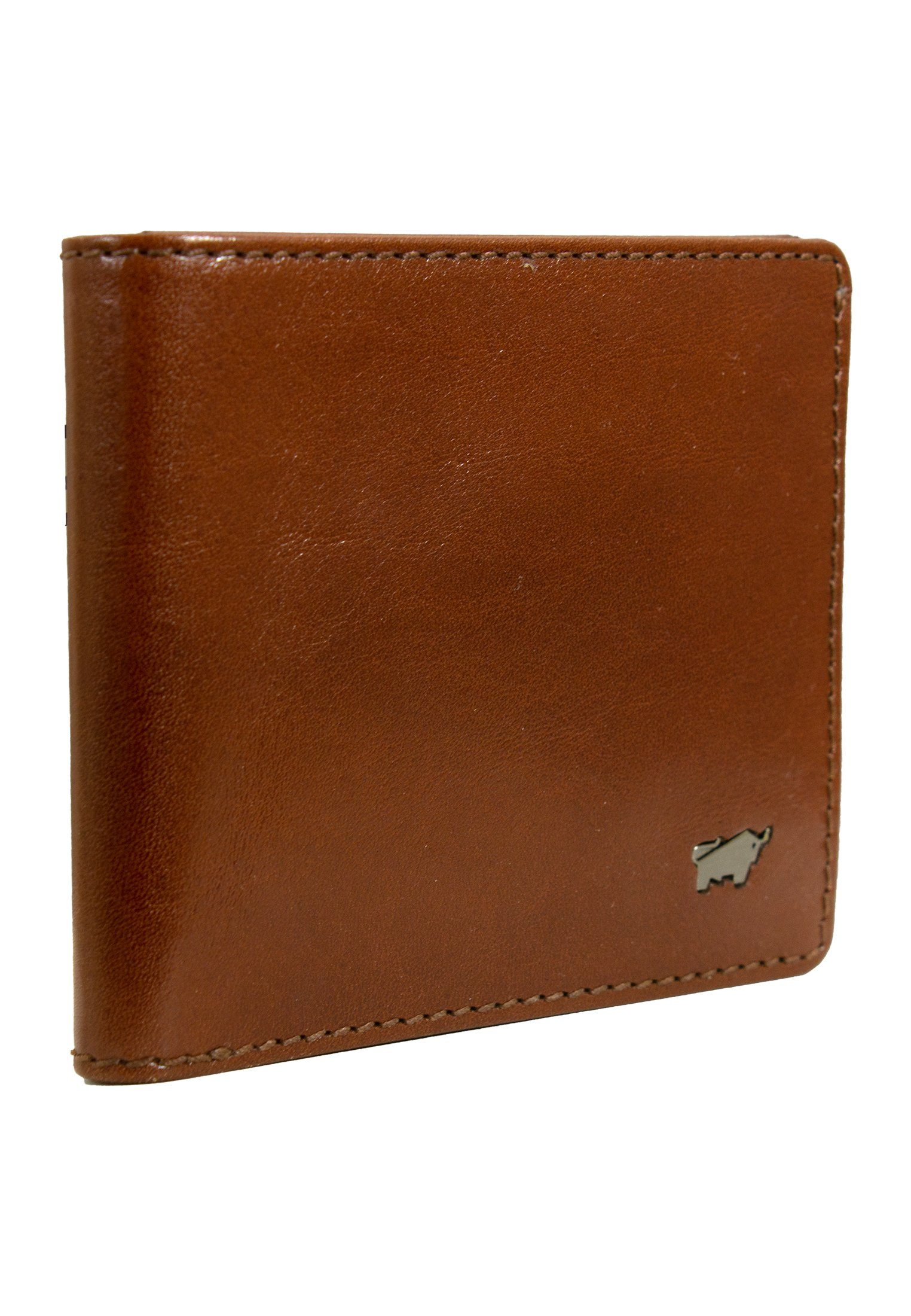 Geldbörse Büffel COUNTRY RFID 12CS, Kartenbörse Slim-Format im Braun palisandro