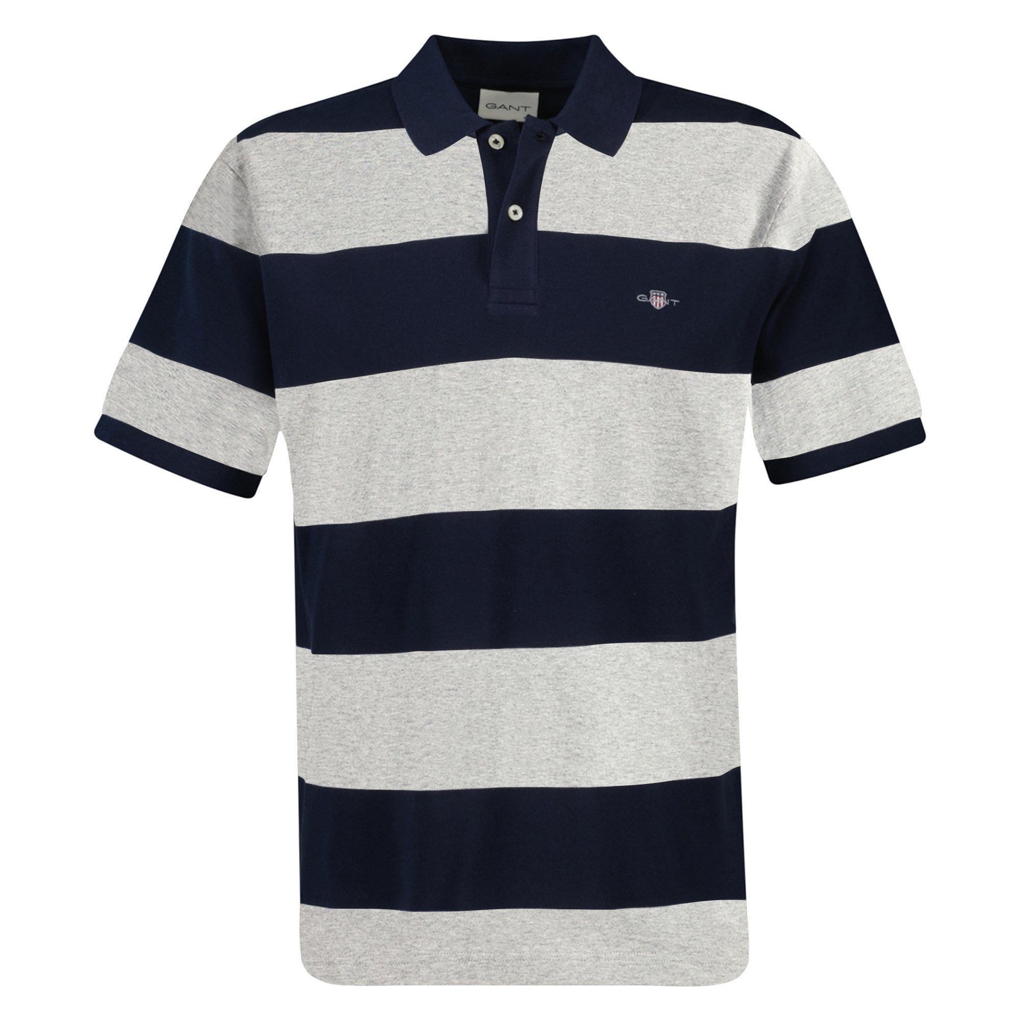 Gant Poloshirt Herren Poloshirt Baumwolle BLOCK STRIPE POLO