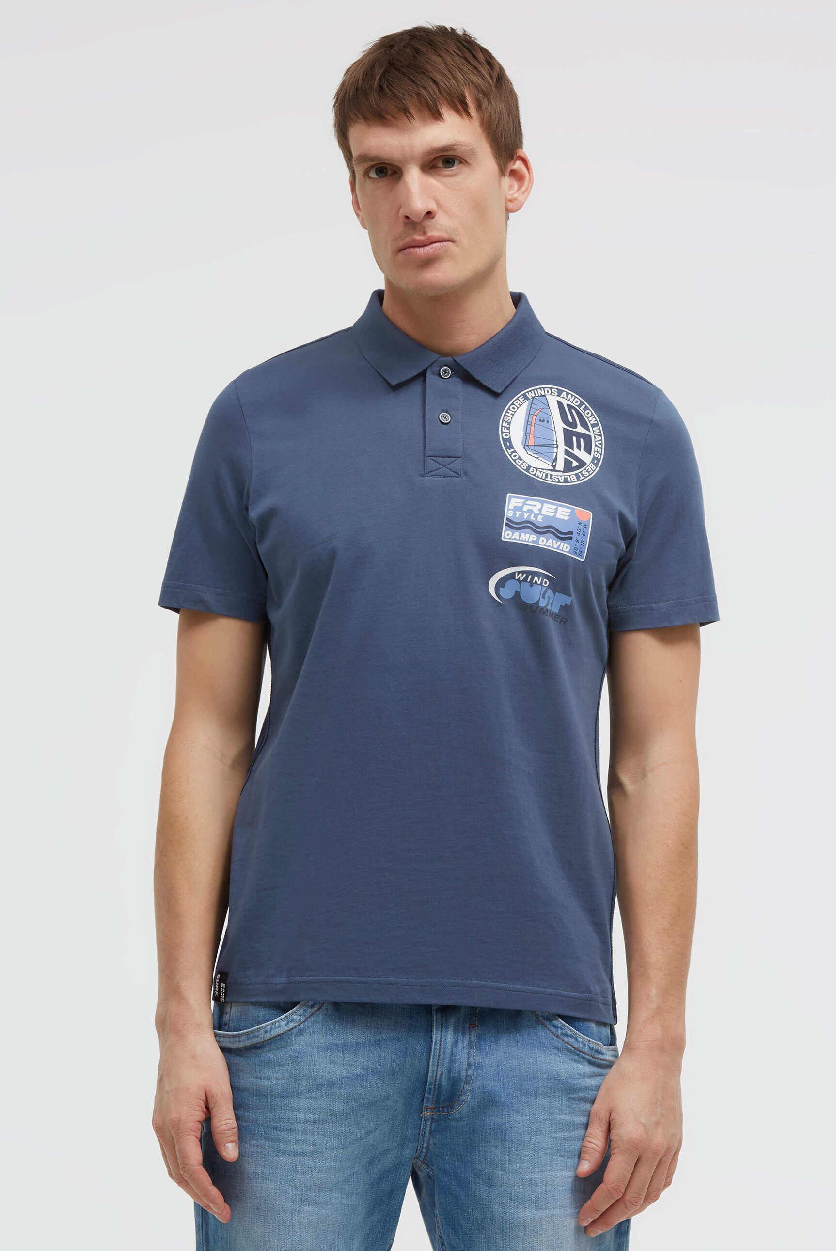 CAMP DAVID Poloshirt aus Baumwolle