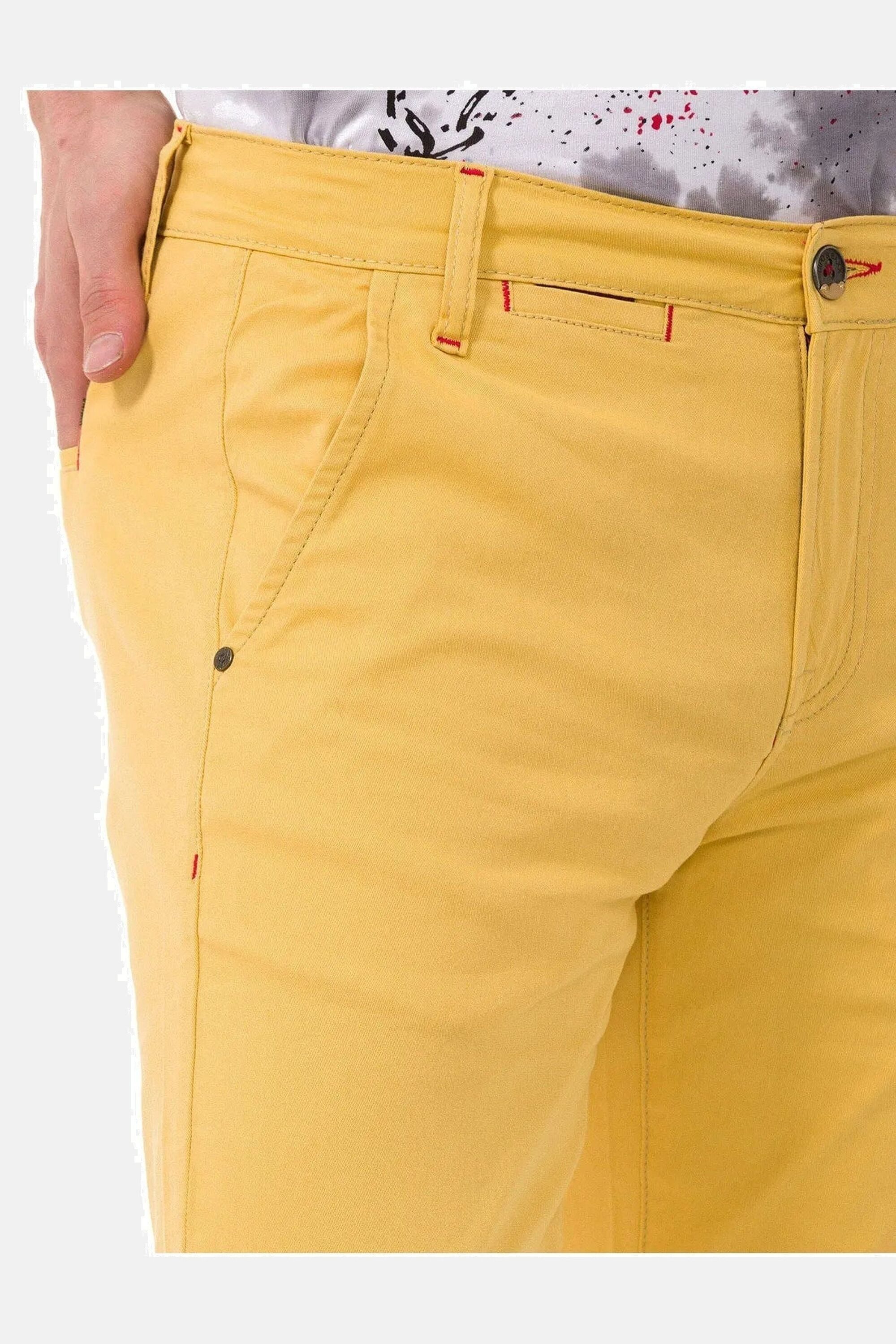 Cipo & Baxx Stoffhose Hose im modischen Slim Fit-Schnitt, CD842 – Bild 5 von 5
