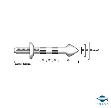 Axion Beckenboden-Elektrostimulationsgerät EMS Gerät I-2000 mit Analsonde STIM-PRO S-13A bei Inkontinenz, Beckenbodentrainer