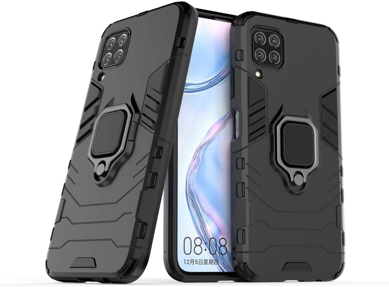 Wisam Smartphone-Hülle Wisam® Schutzhülle für Samsung Galaxy A12 6,5" Panzer Armor Case 16,51 cm (6,5 Zoll)