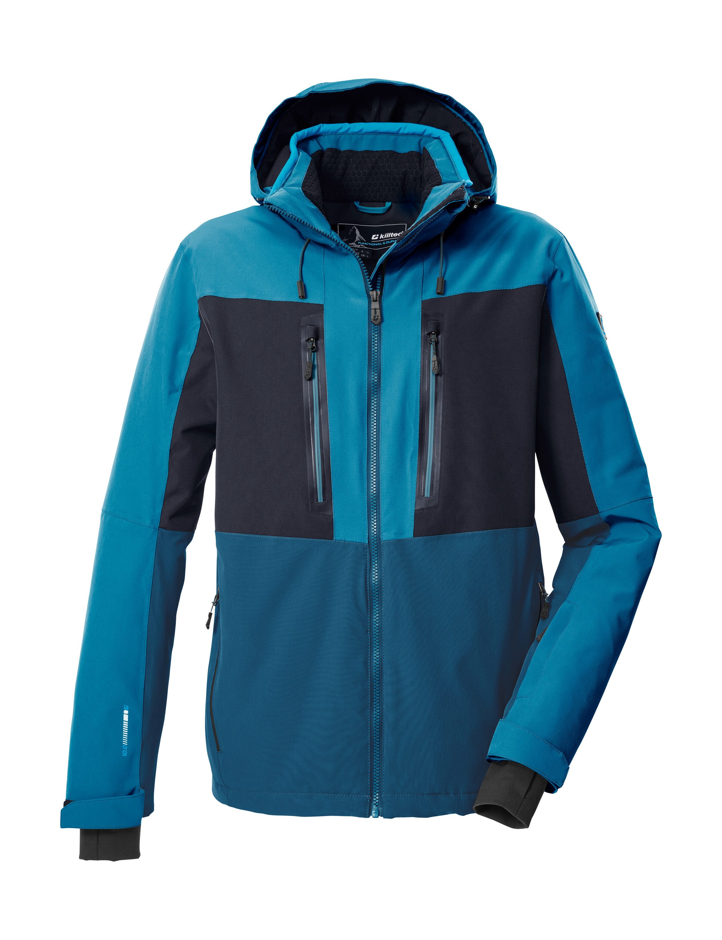Killtec Skijacke KSW 48 MN SKI JCKT Wasserdichte, atmungsaktive Skijacke mit vielen Taschen und Schneefang