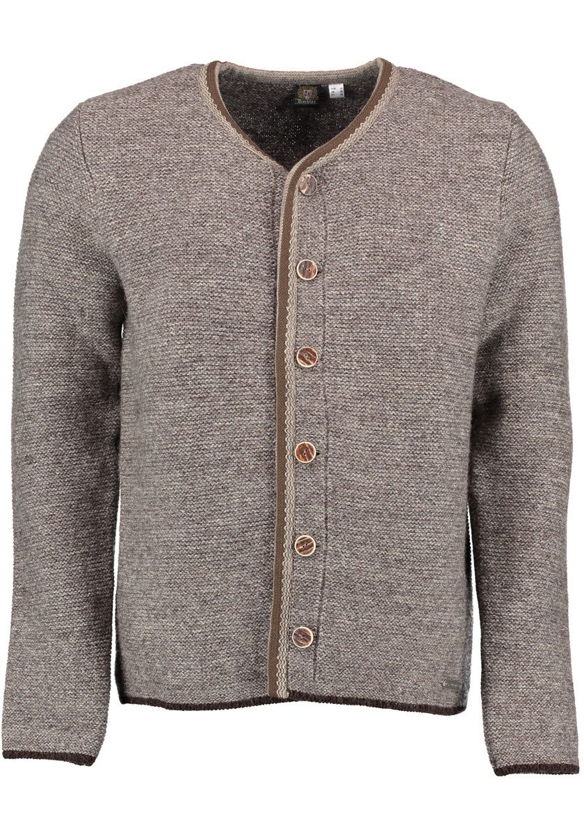 OS Trachten Strickjacke Xaluna Rundhalsausschnitt günstig online kaufen