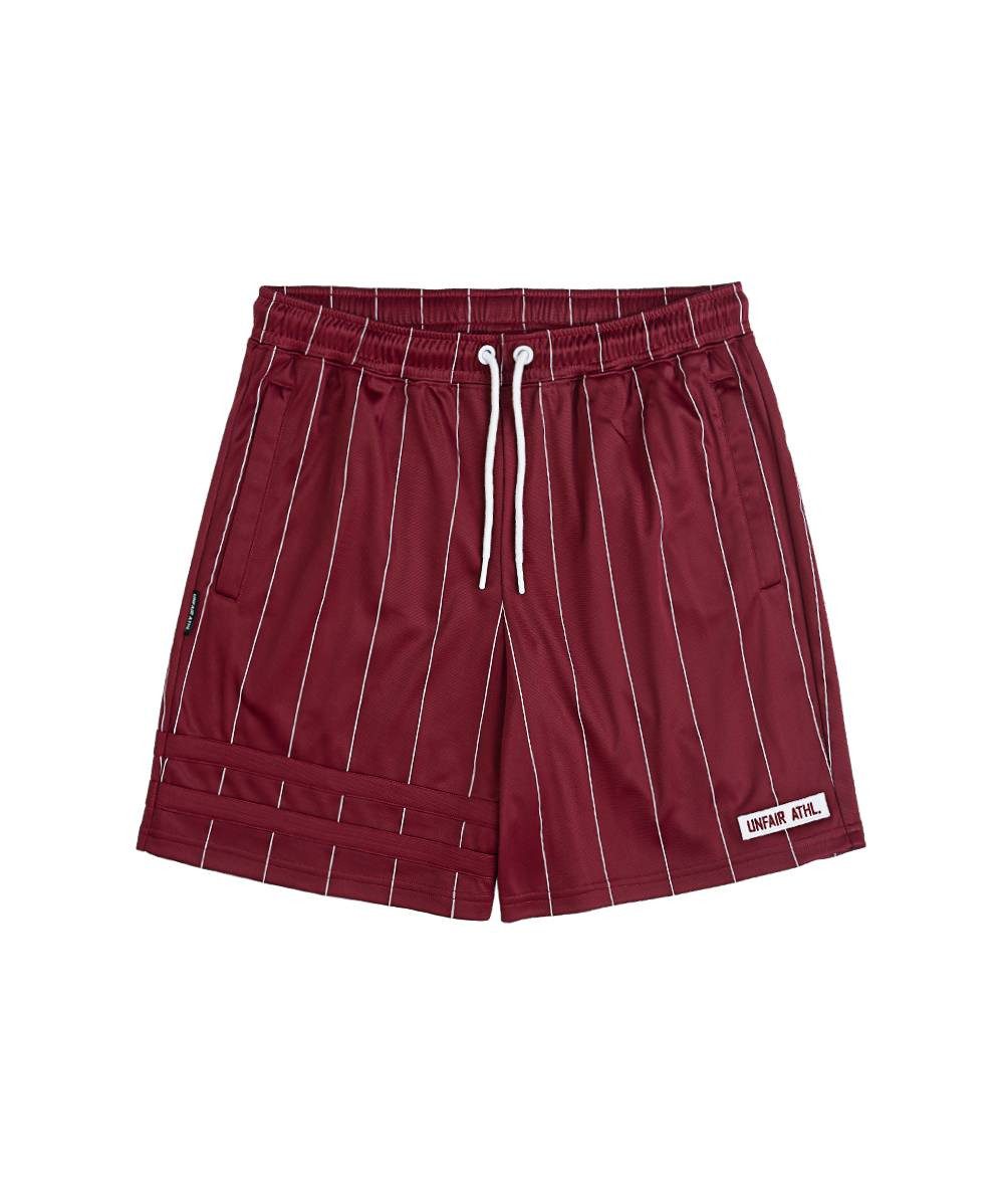 Unfair Athletics Shorts Short Unfair DMWU Athletics Pinstripes burgundy