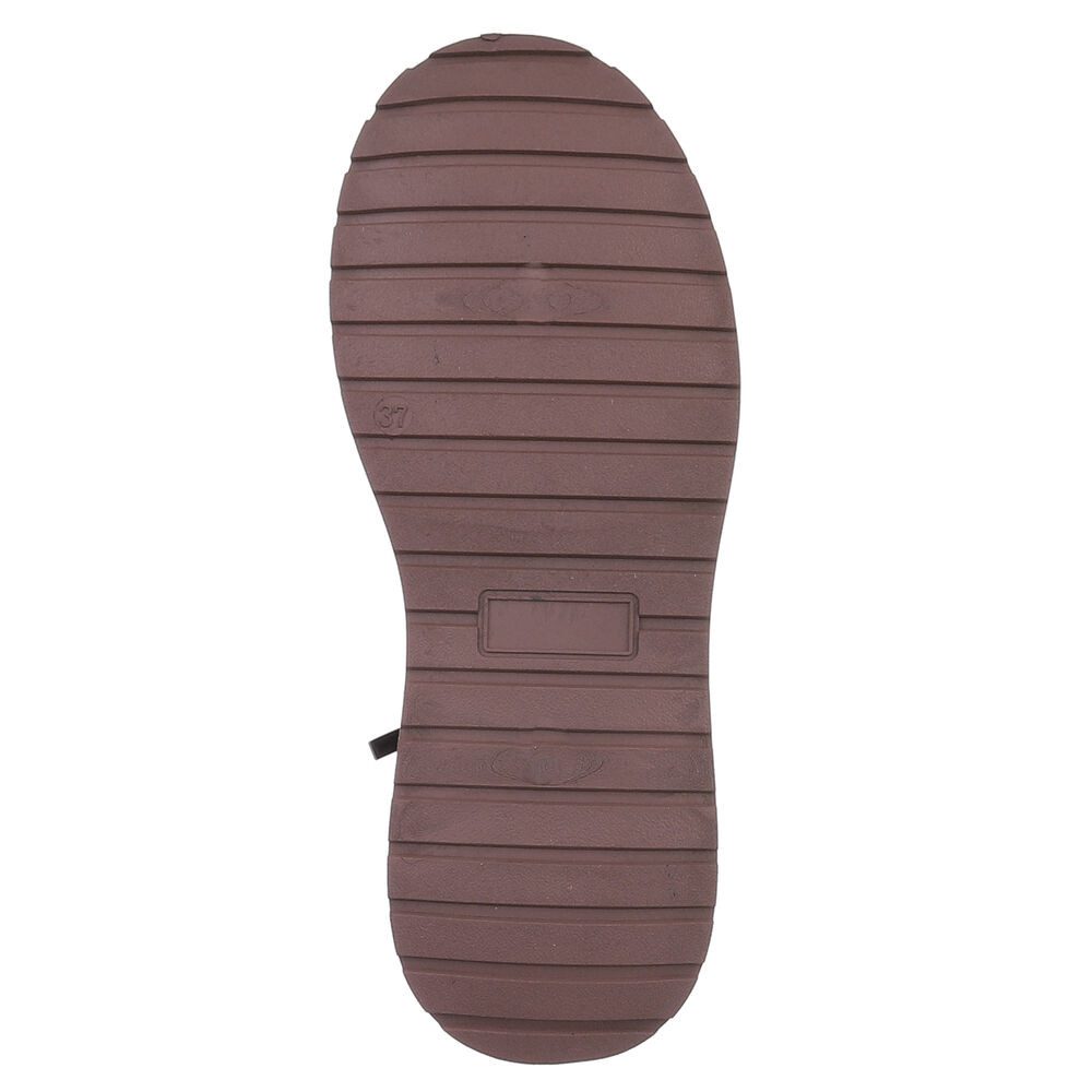 Ital-Design Modische Sneaker mit kuscheliger Fütterung für Damen Snowboots (90458032) Keilabsatz/Wedge Stiefeletten in Braun