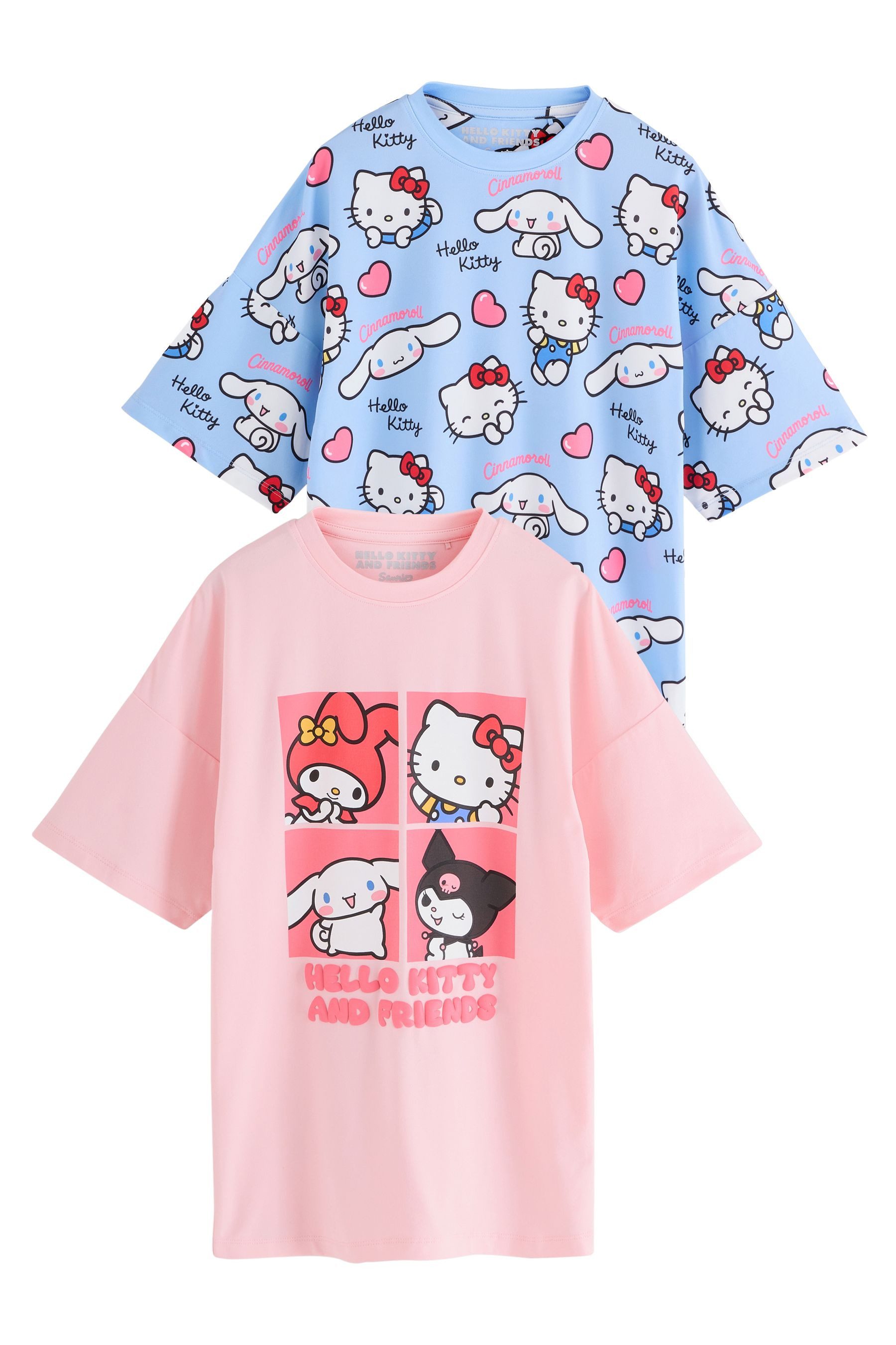 Next Nachthemd Hello Kitty Nachthemden im 2er-Pack (2-tlg)