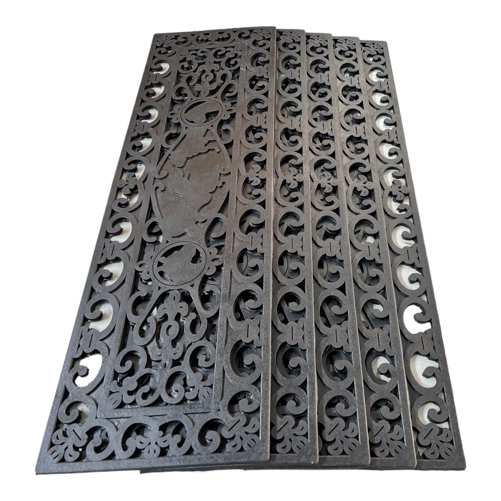 Jet-Line Stufenmatte Stufenmatten ESCALERA 5er-Set Außenbereiche Treppe