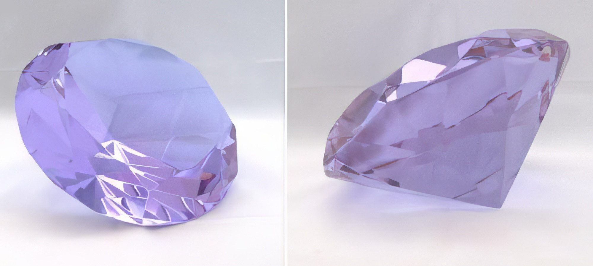 Yudu Dekofigur Glasdiamant aus Kristallglas Deko - Diamant freie Auswahl – Bild 2 von 2