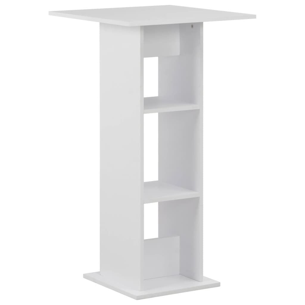 vidaXL Stehtisch in Weiß (B/H/T: 60x110x60 cm)