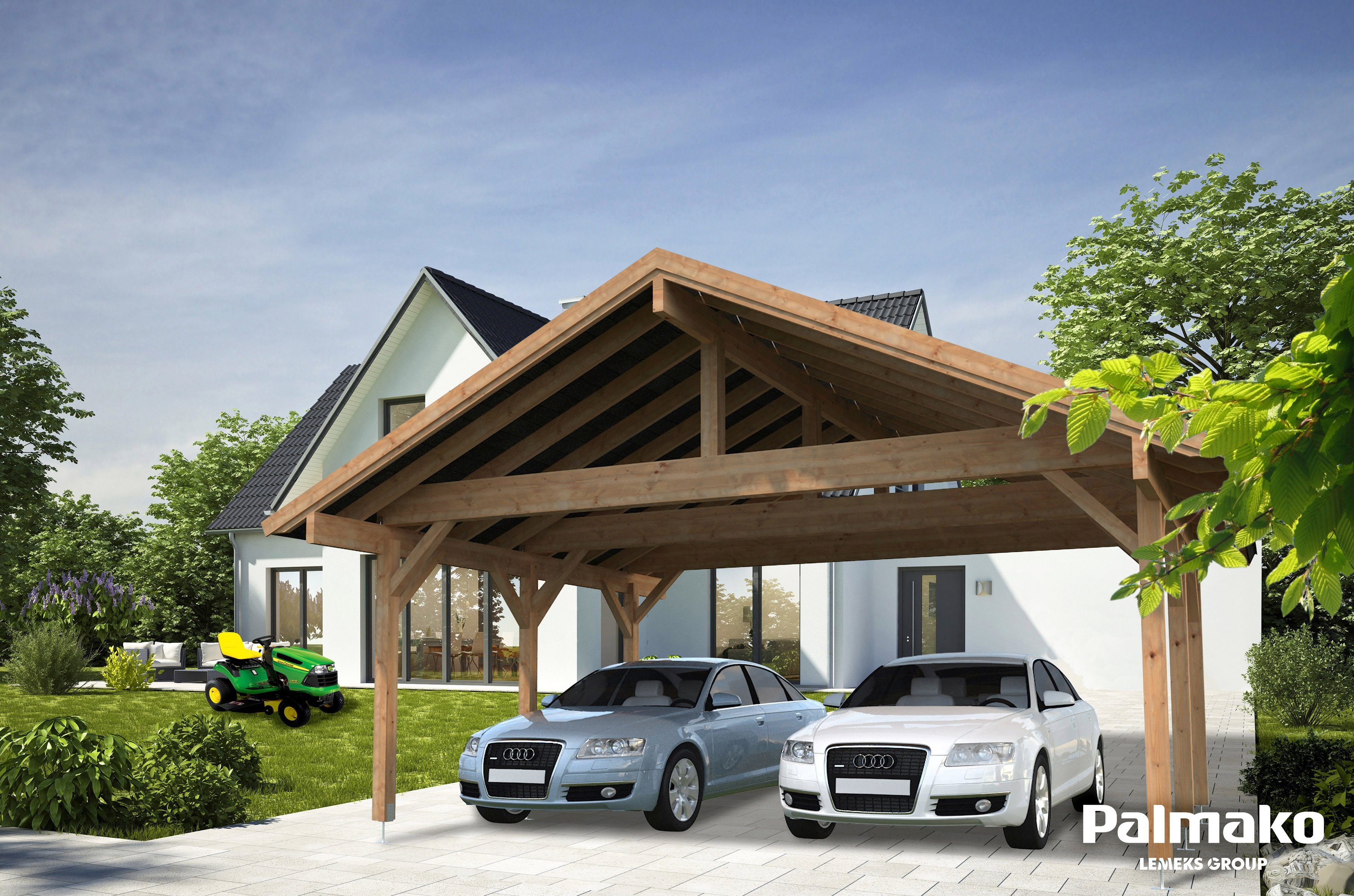 Palmako Einzelcarport Robert, BxT: 635x510 cm