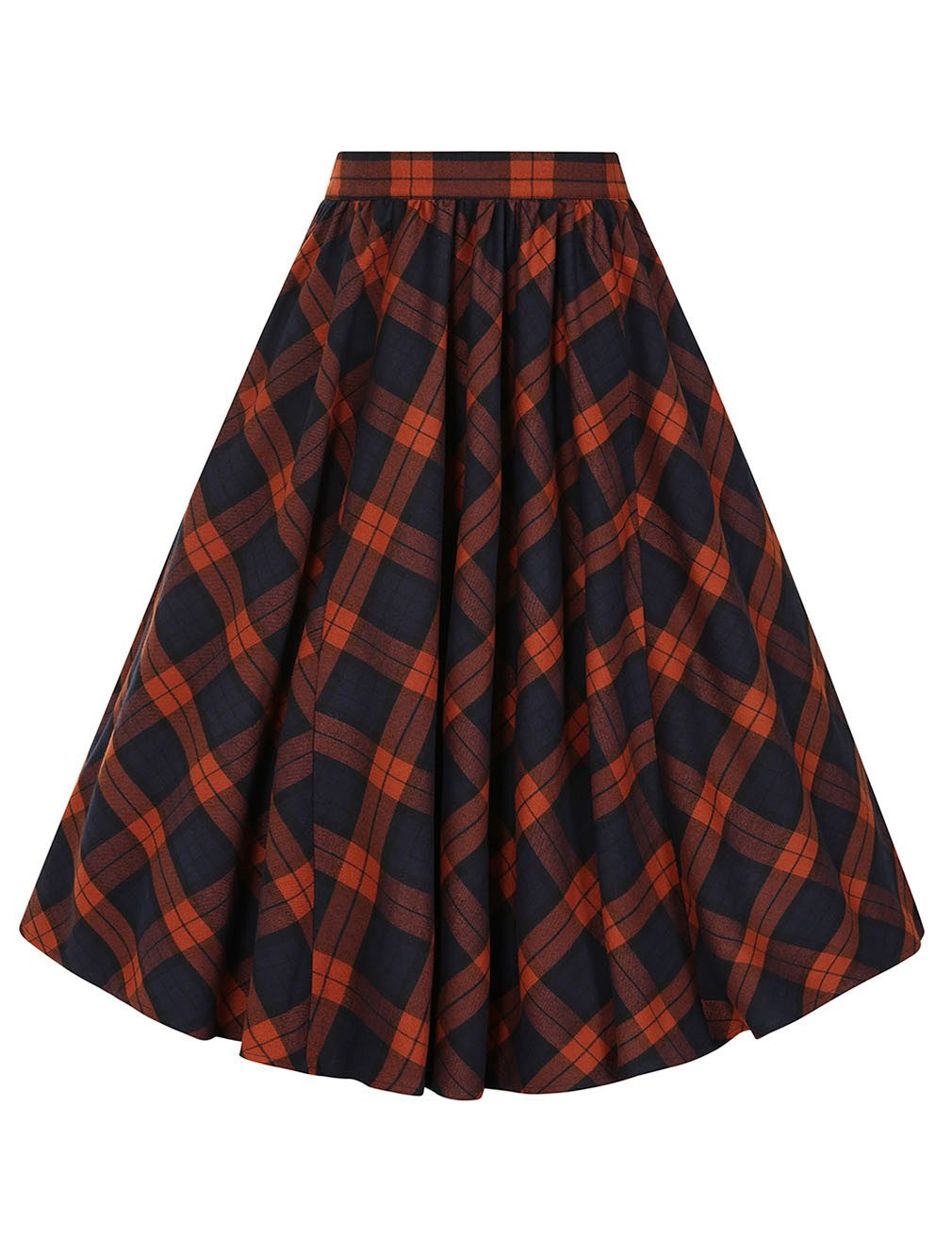 Hearts & Roses London A-Linien-Rock Parker Check Vintage Rockabilly Retro 5 günstig online kaufen