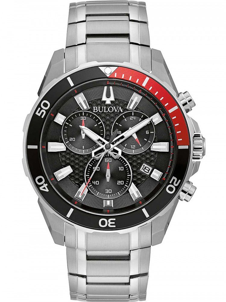 Bulova Quarzuhr Bulova 98B344 Classic Chronograph 43mm 10ATM | Quarzuhren