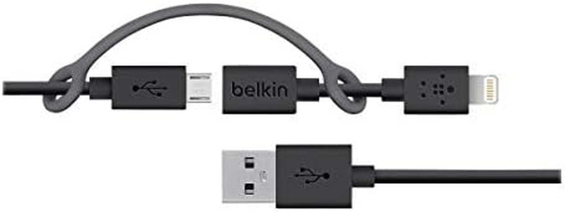 Belkin Micro USB Kabel +Adapter mit Lightning für iPhone Telefonkabel