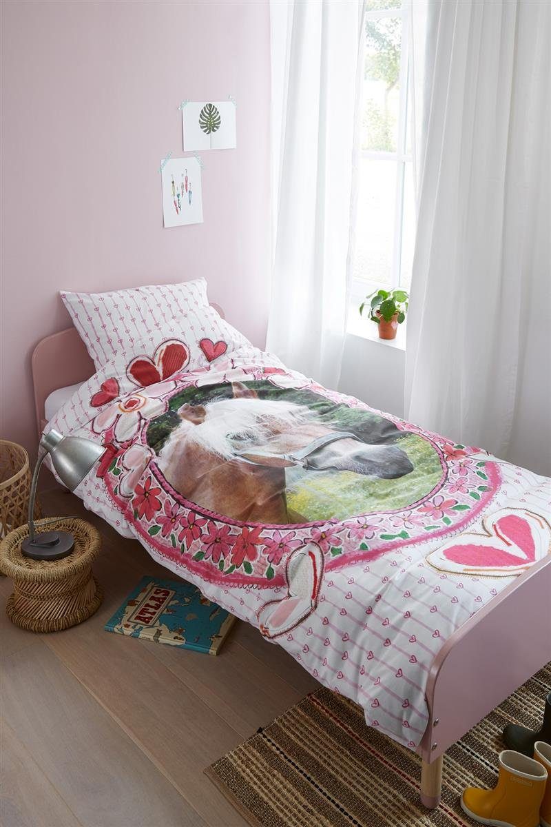 Beddinghouse Kids Bettwäsche Beddinghouse Reine Baumwoll Bettwäsche 2 teilig Bettbezug 135 x 200, Bettbezug Kopfkissenbezug Set kuschelig weich hochwertig