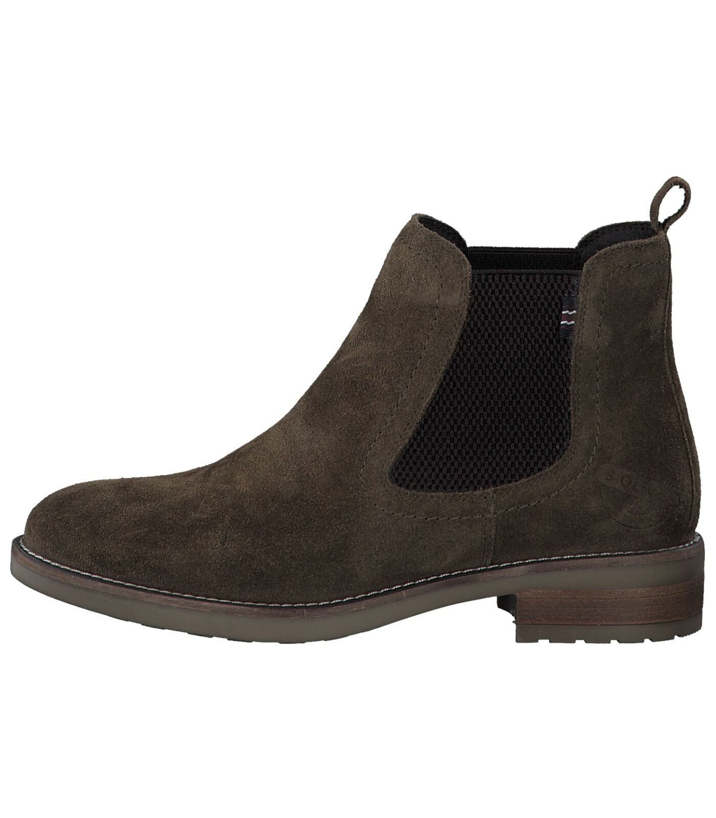 s.Oliver Stiefelette Veloursleder/Textil Stiefelette günstig online kaufen