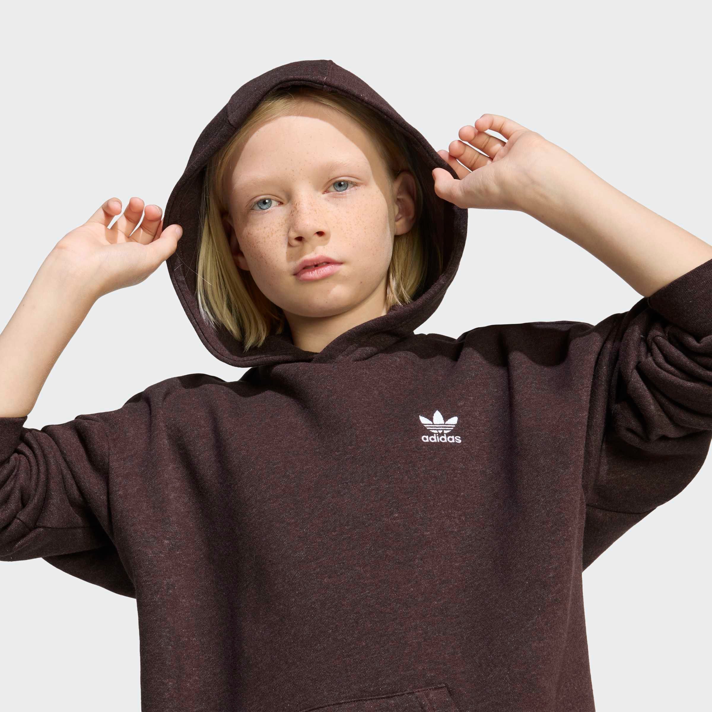 adidas Originals Kapuzensweatshirt KIDS FLEECE-HOODIE, LOCKER GESCHNITTEN
