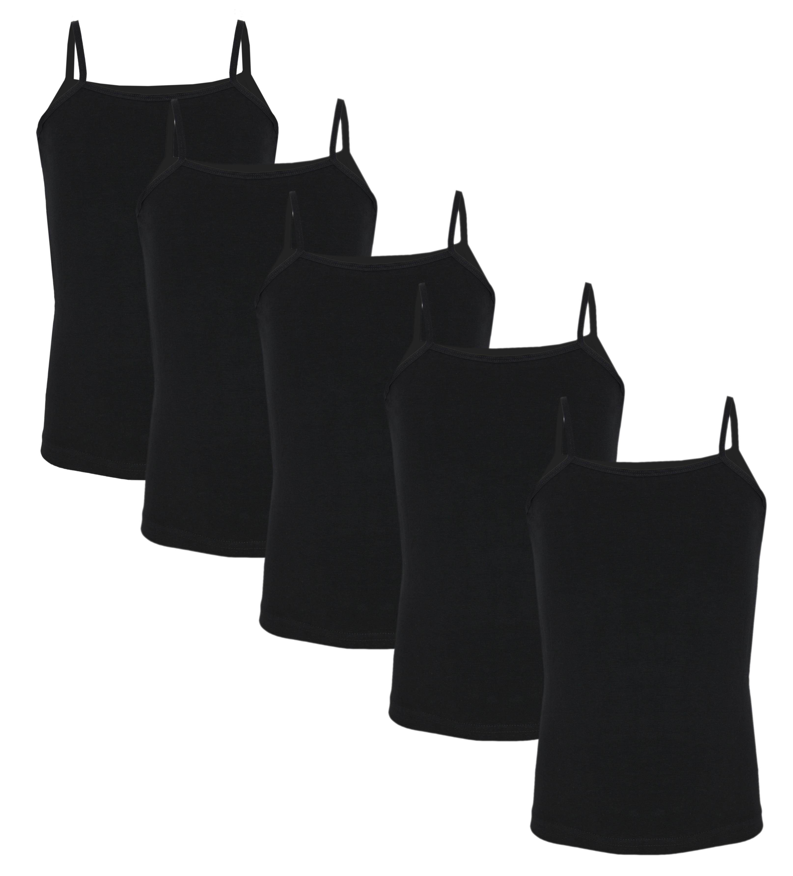 TupTam Unterhemd TupTam Mädchen Unterhemd Spaghettiträger Top 5er Pack