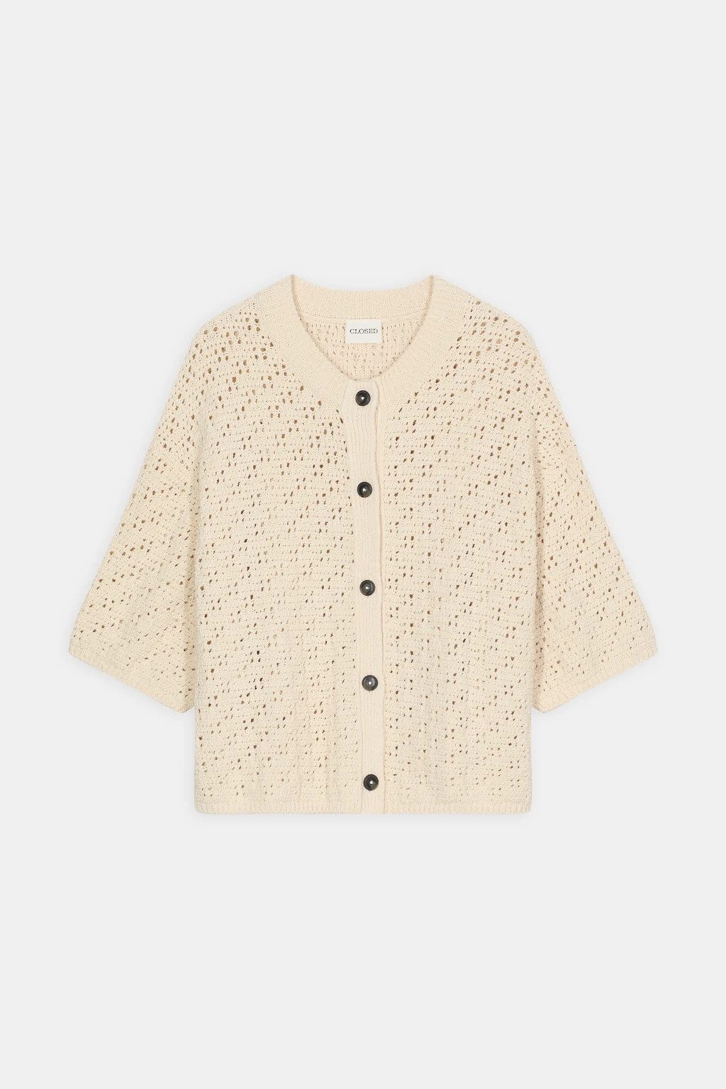 CLOSED Strickpullover Cardigan aus Premium-Baumwolle