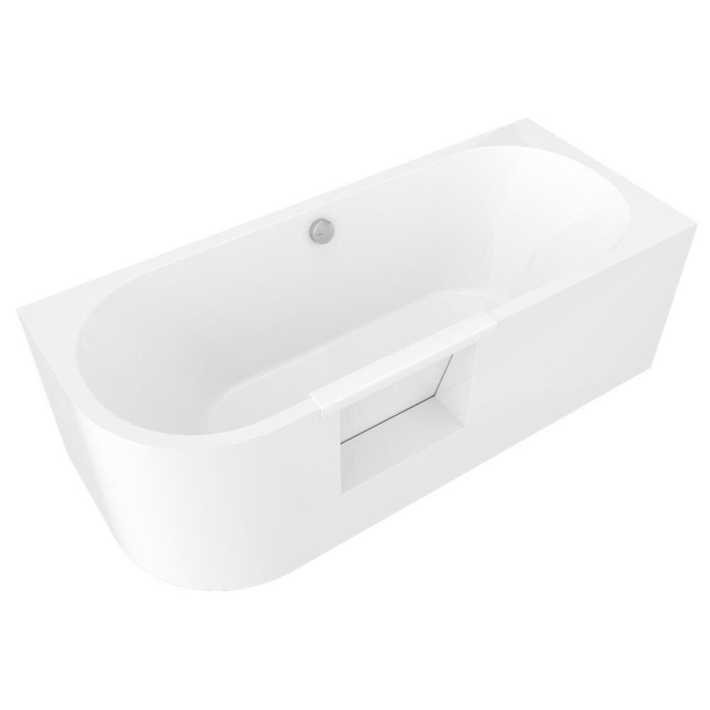 HAK Badewanne PORTAS Rechts Badewanne mit Tür, 180x75x60cm, Weiß