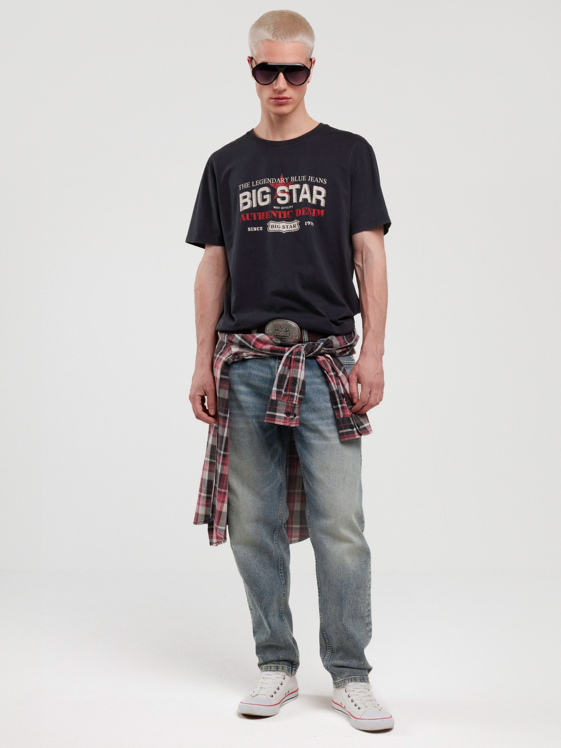 BIG STAR T-Shirt ENIFER schwarz
