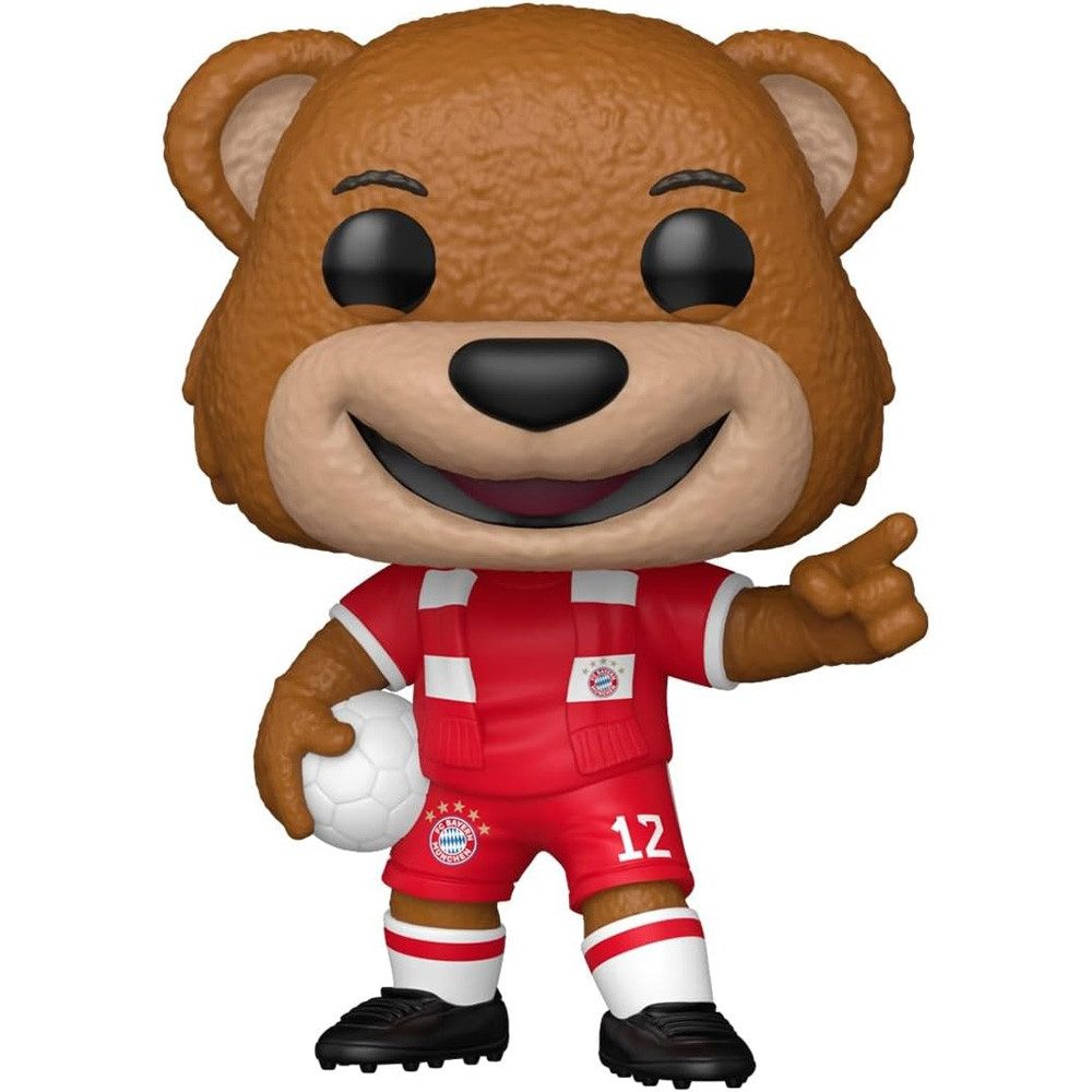 FC Bayern München Actionfigur Funko POP! Bayern München Berni der Bär, 10 cm – Bild 2 von 2