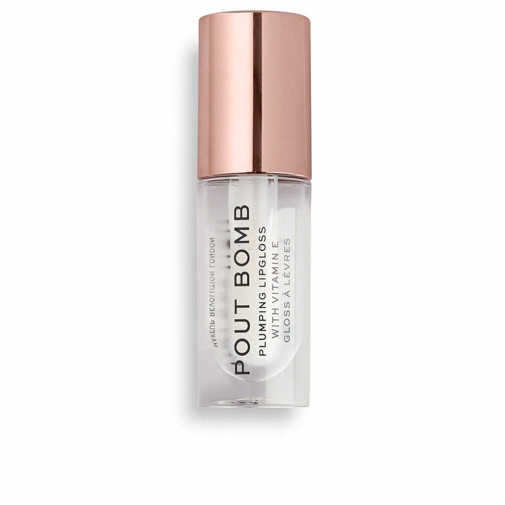MAKE UP REVOLUTION Lippenstift Revolution Make Up Pout Bomb Plumping Gloss Glaze 4,6ml