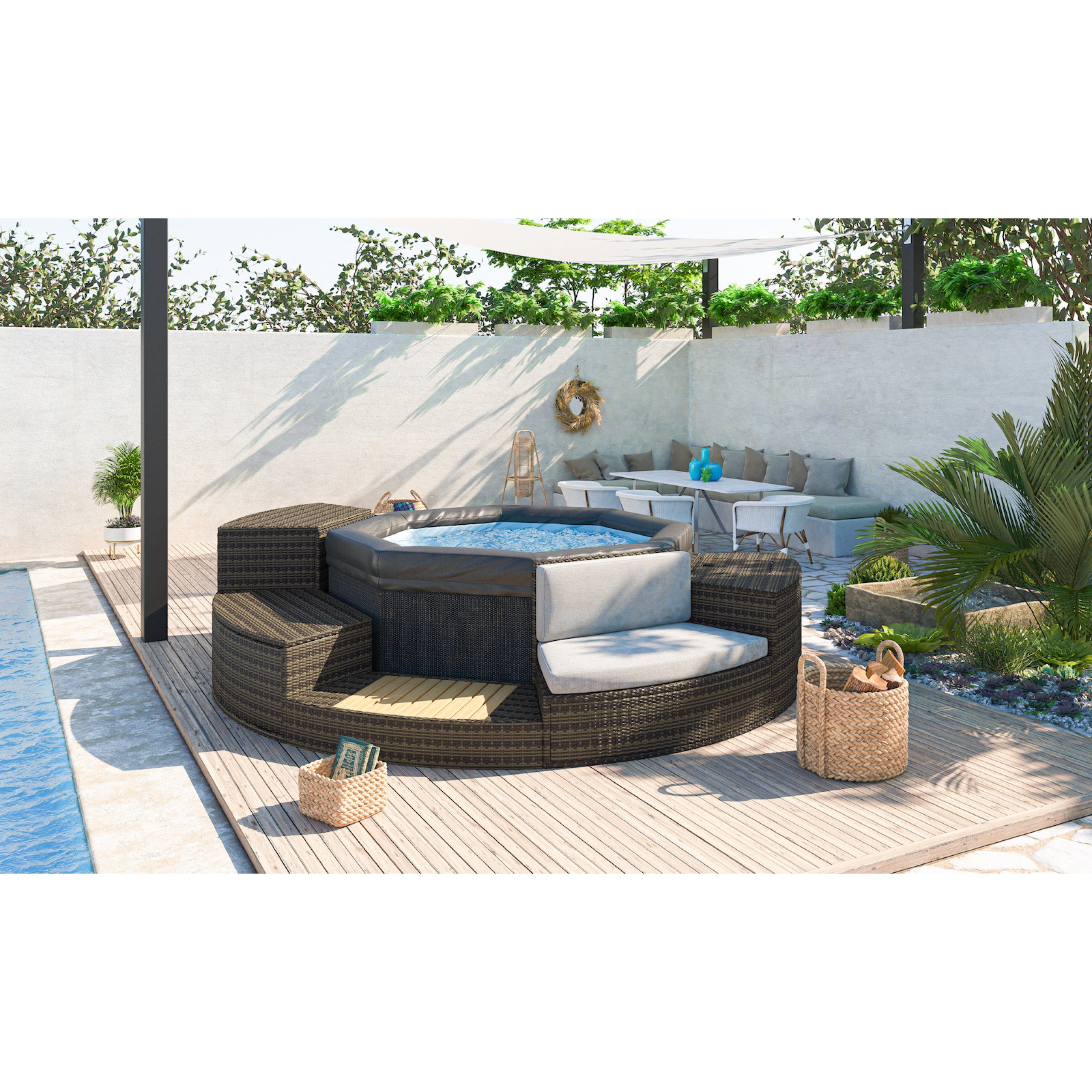 NetSpa Whirlpool NetSpa Octopus Outdoor Whirlpool günstig online kaufen