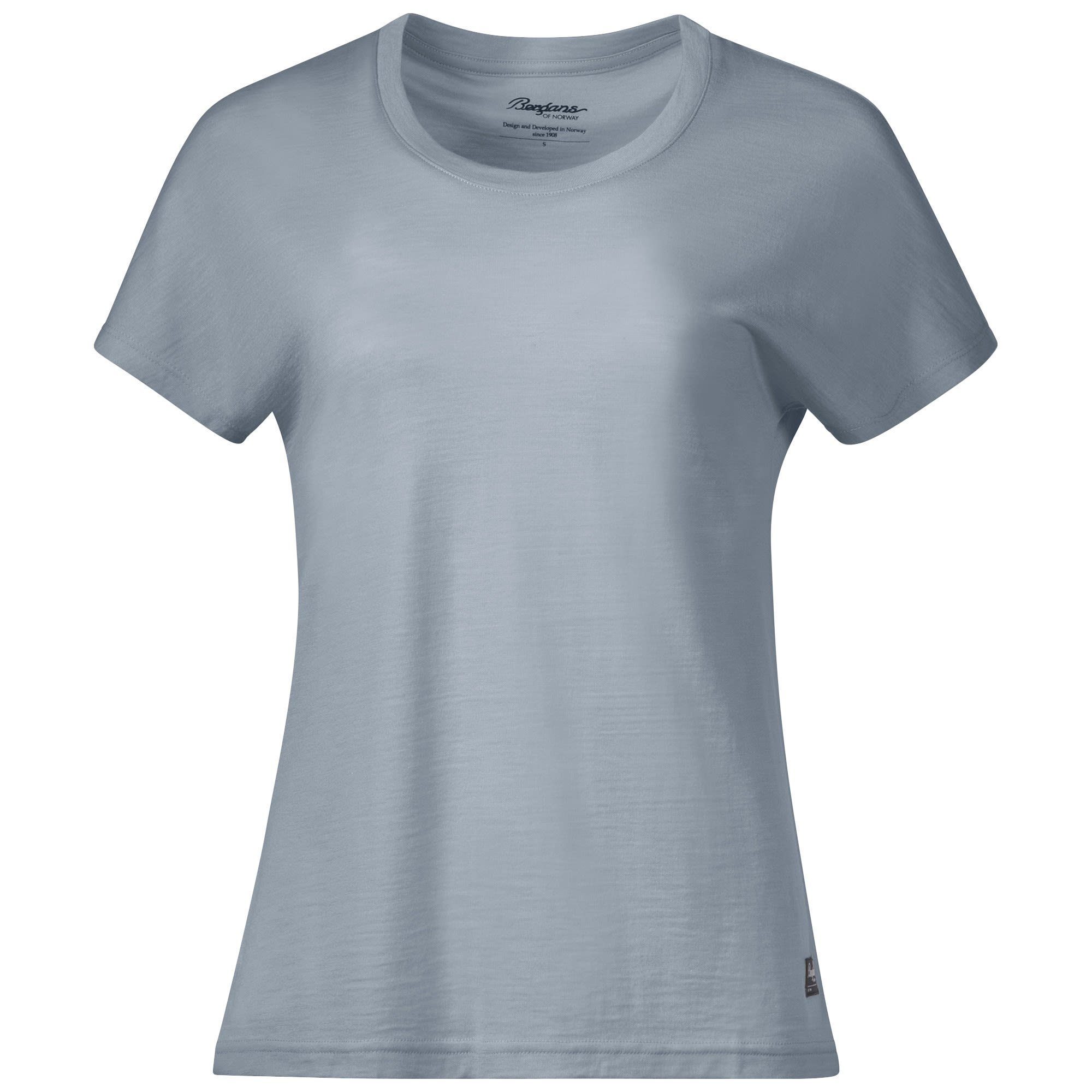 Blue Tee W Urban T-Shirt Damen Wool Husky Bergans Bergans Kurzarm-Shirt