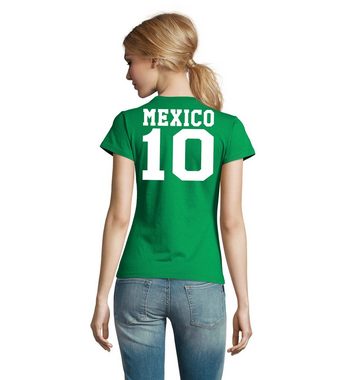 Blondie & Brownie T-Shirt Damen Mexiko Mexico Sport Trikot Fußball Meister WM Copa America