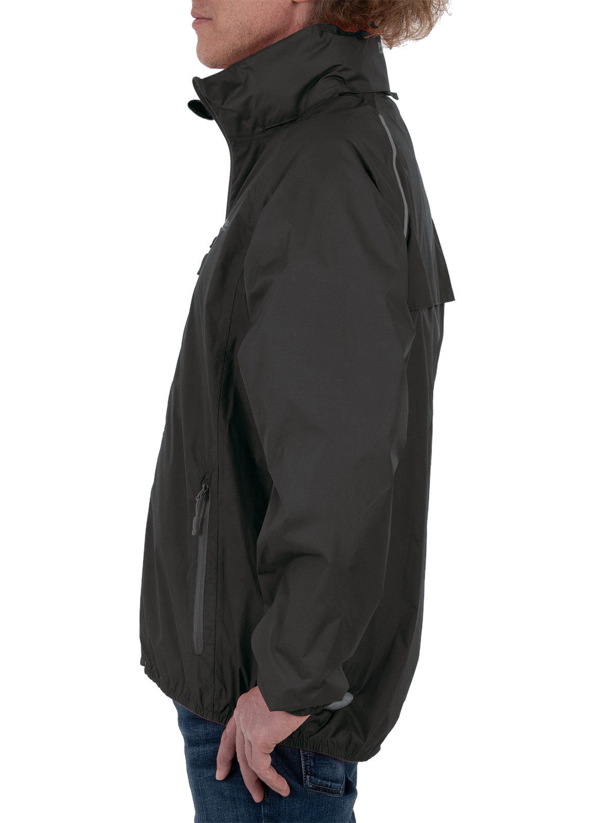 PRO-X ELEMENTS Regenjacke PACKable Verlängerter Rücken