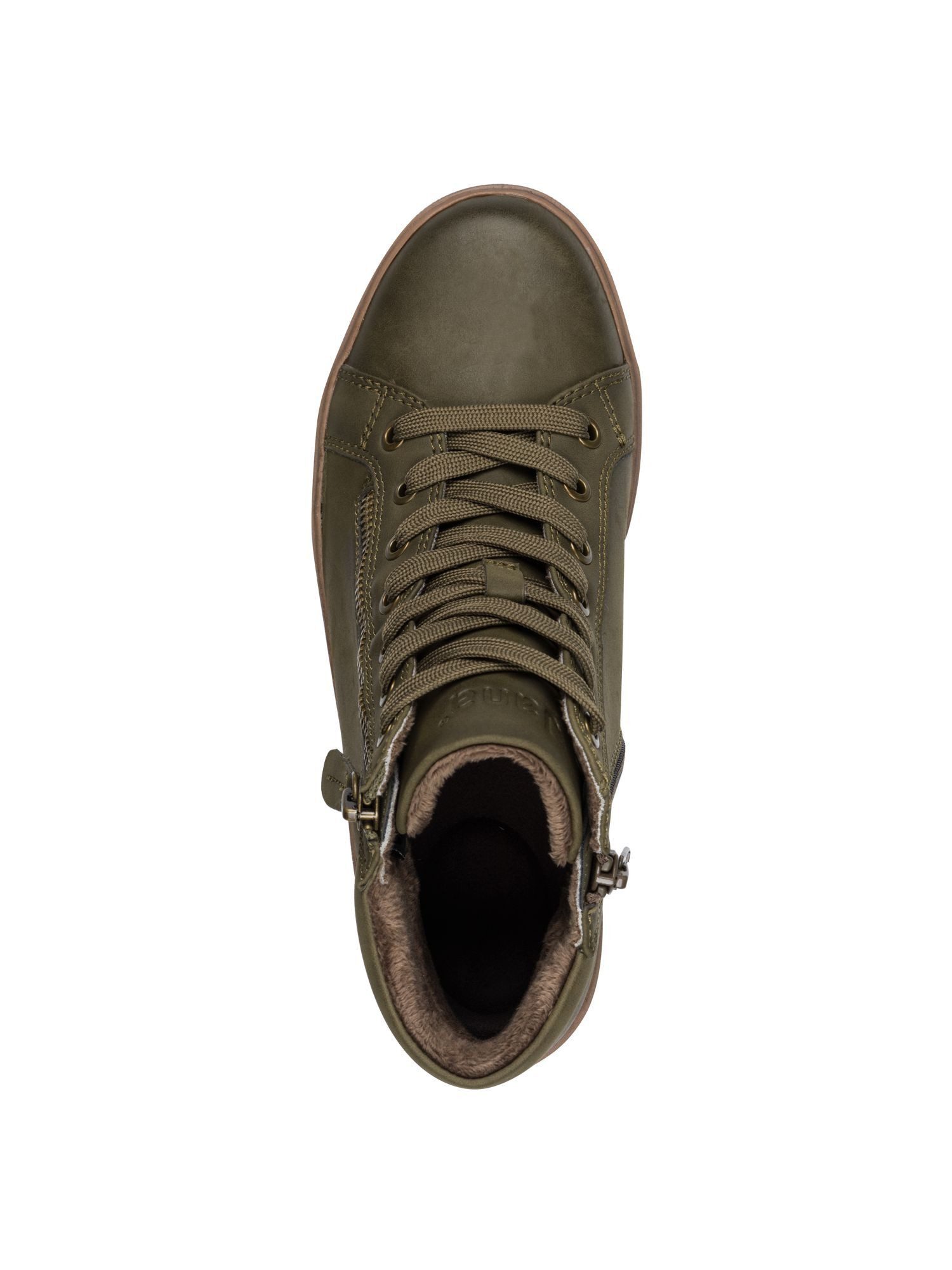 Jana Vegan, Mehrweite mit Schnürsenkel kein Absatz Wedgesneaker Vegan