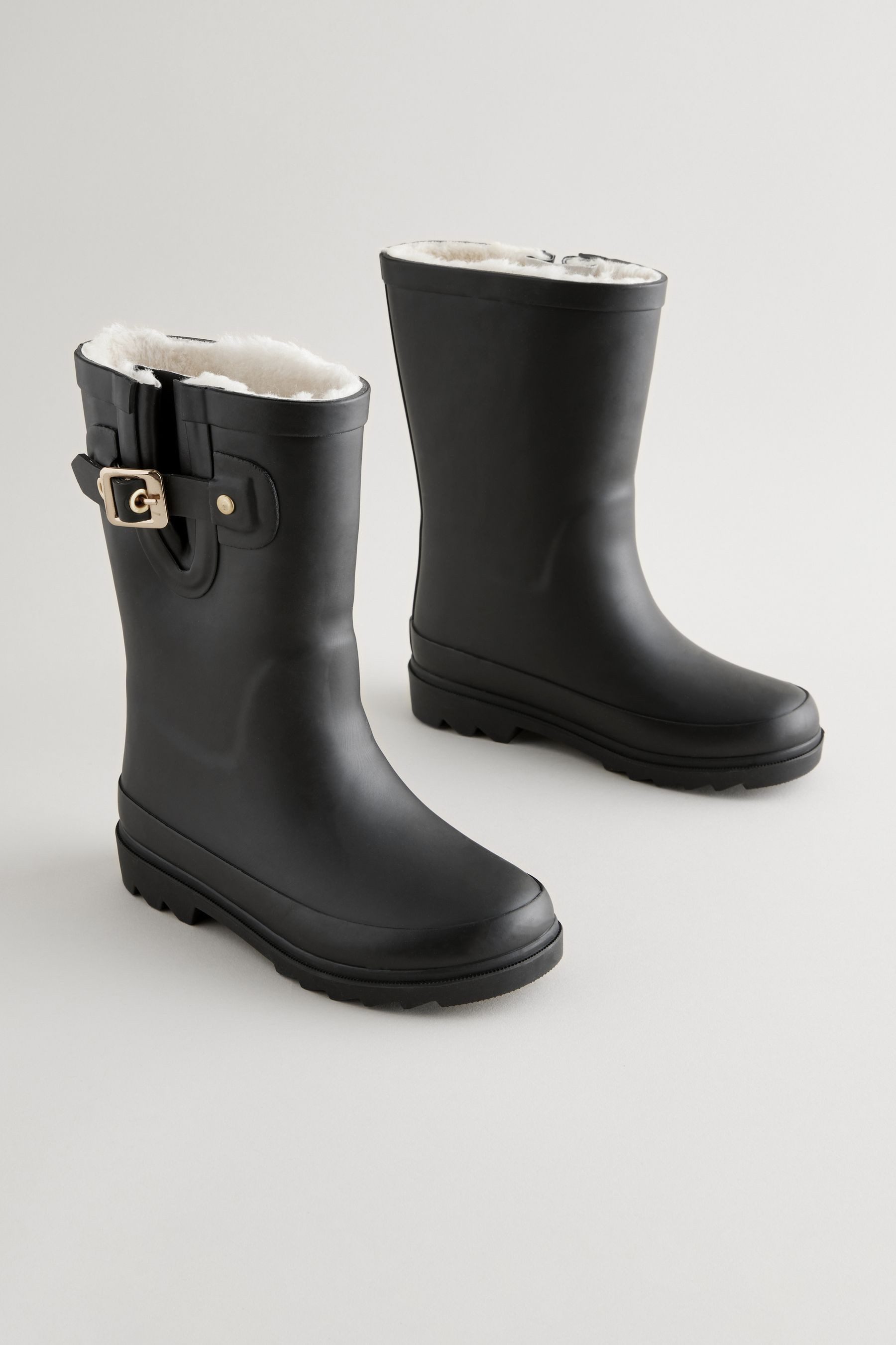 Next Gummistiefel mit Schnalle und warmem Futter Gummistiefel (1-tlg)