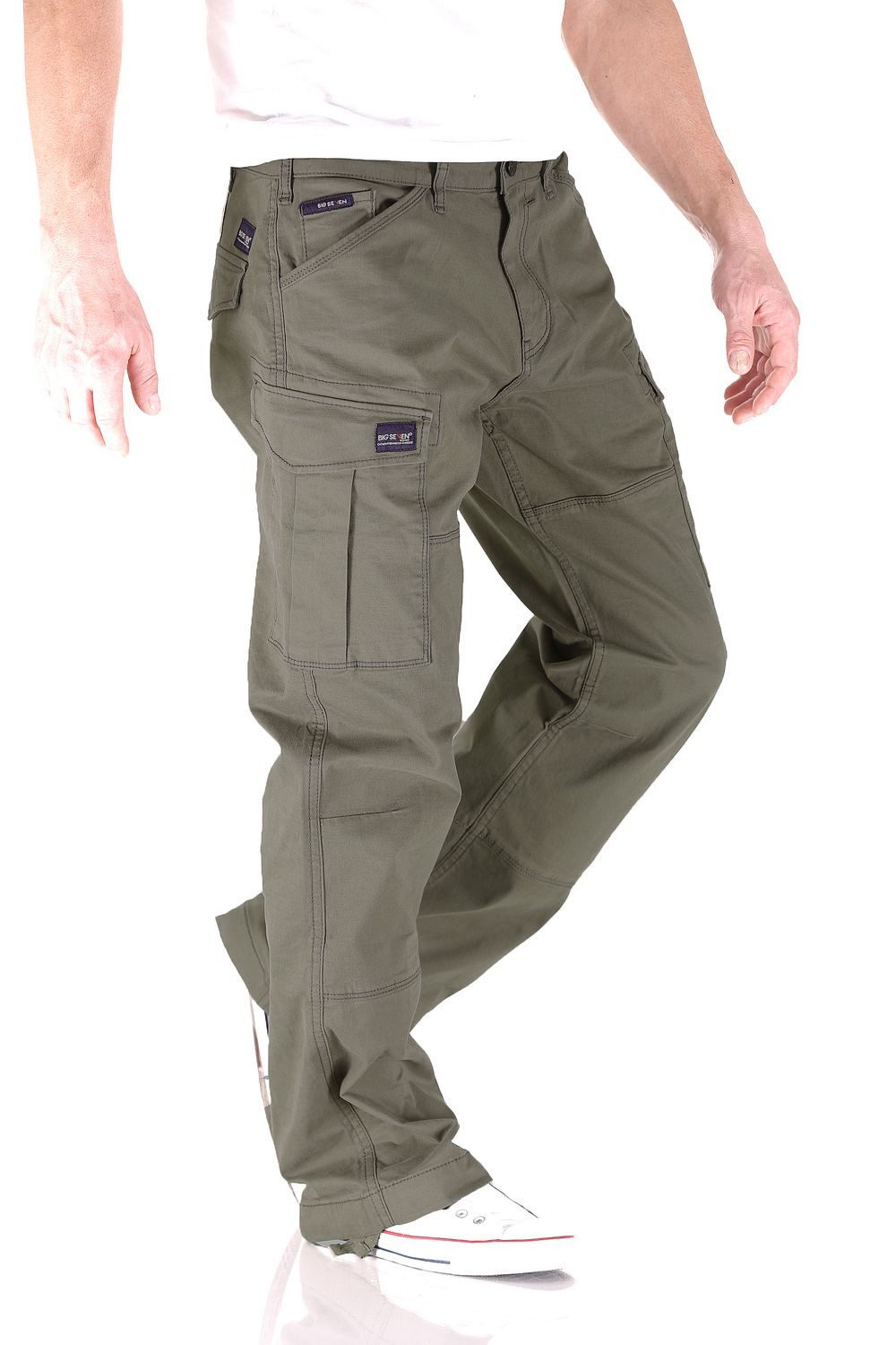 Big Seven Cargojeans Big Seven Brian Cargo Hose Comfort Fit Herren Jeans Hose – Bild 2 von 3