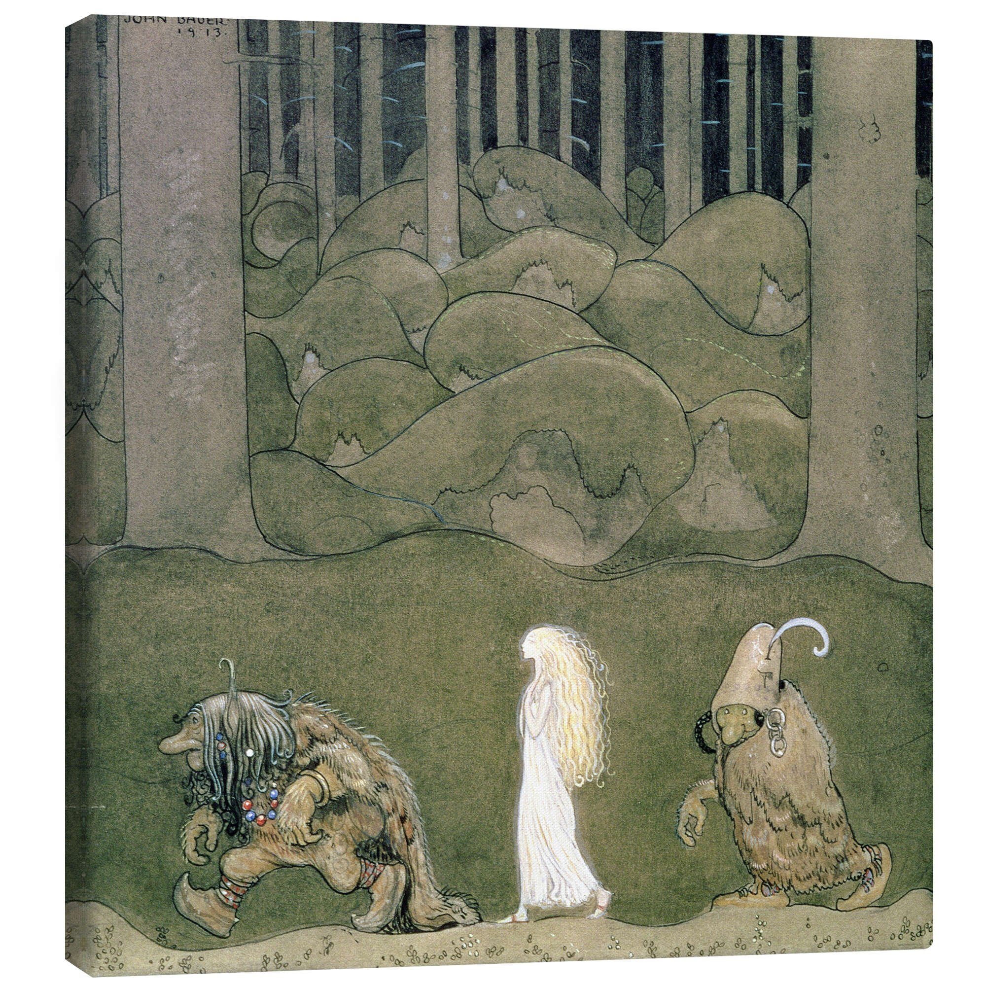 Leinwandbild John Bauer