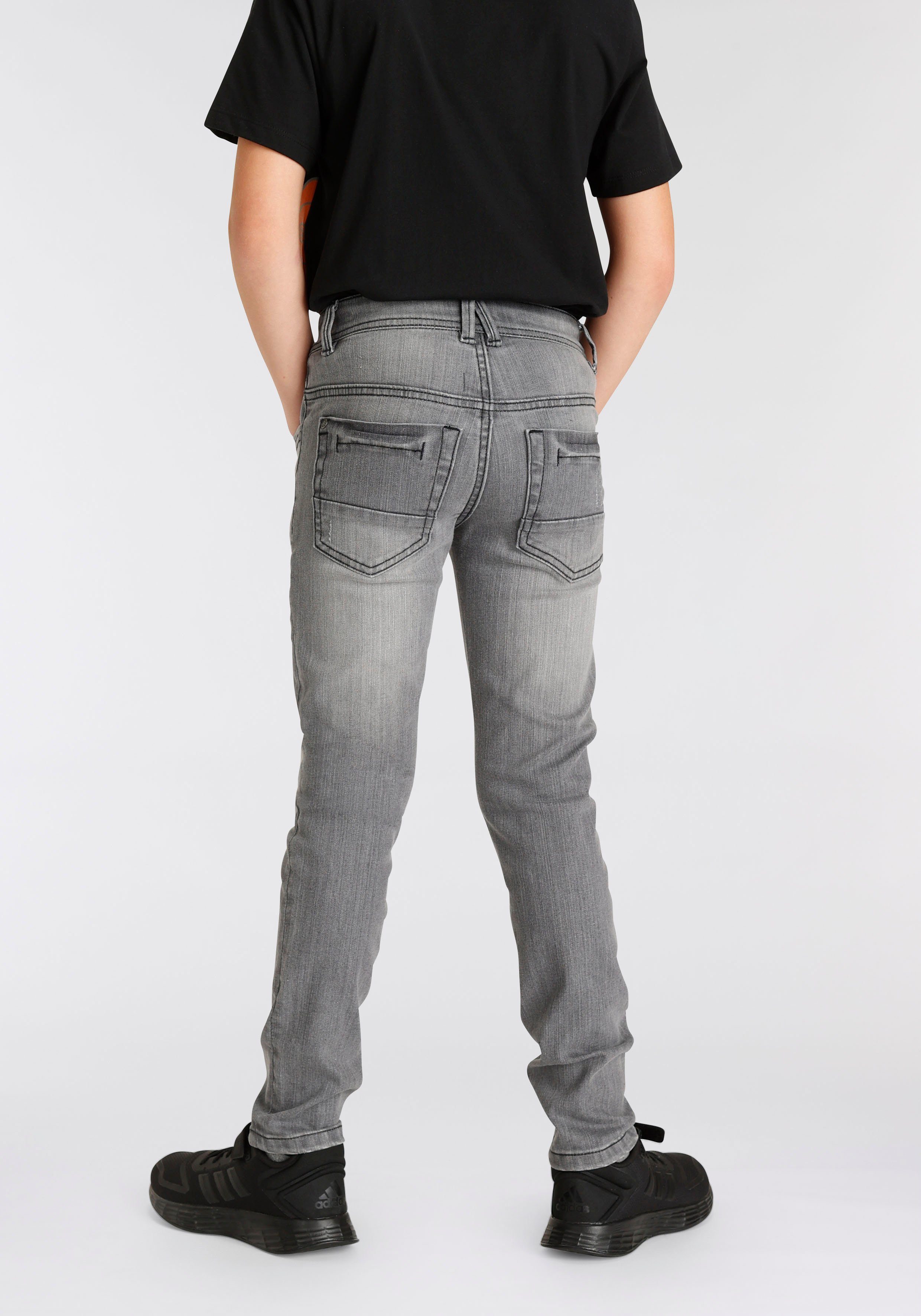 Stretch-Jeans Arizona Waschung toller Form schmale mit