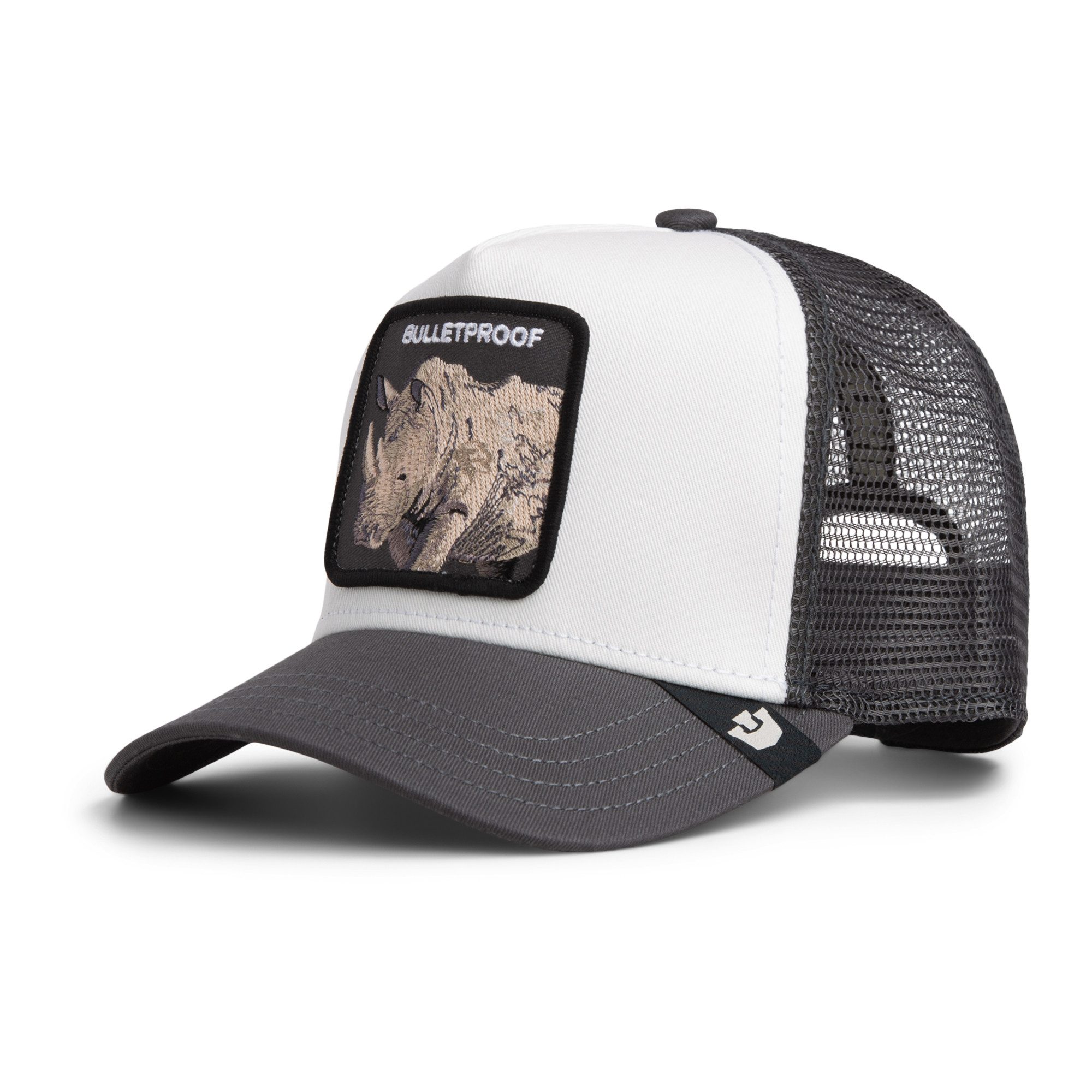 GOORIN Bros. Trucker Cap Goorin Bros. Bulletproof Trucker Cap (Basecap, Basecap, Meshcap, Trucker Kappe) Bedruckte Innenseite