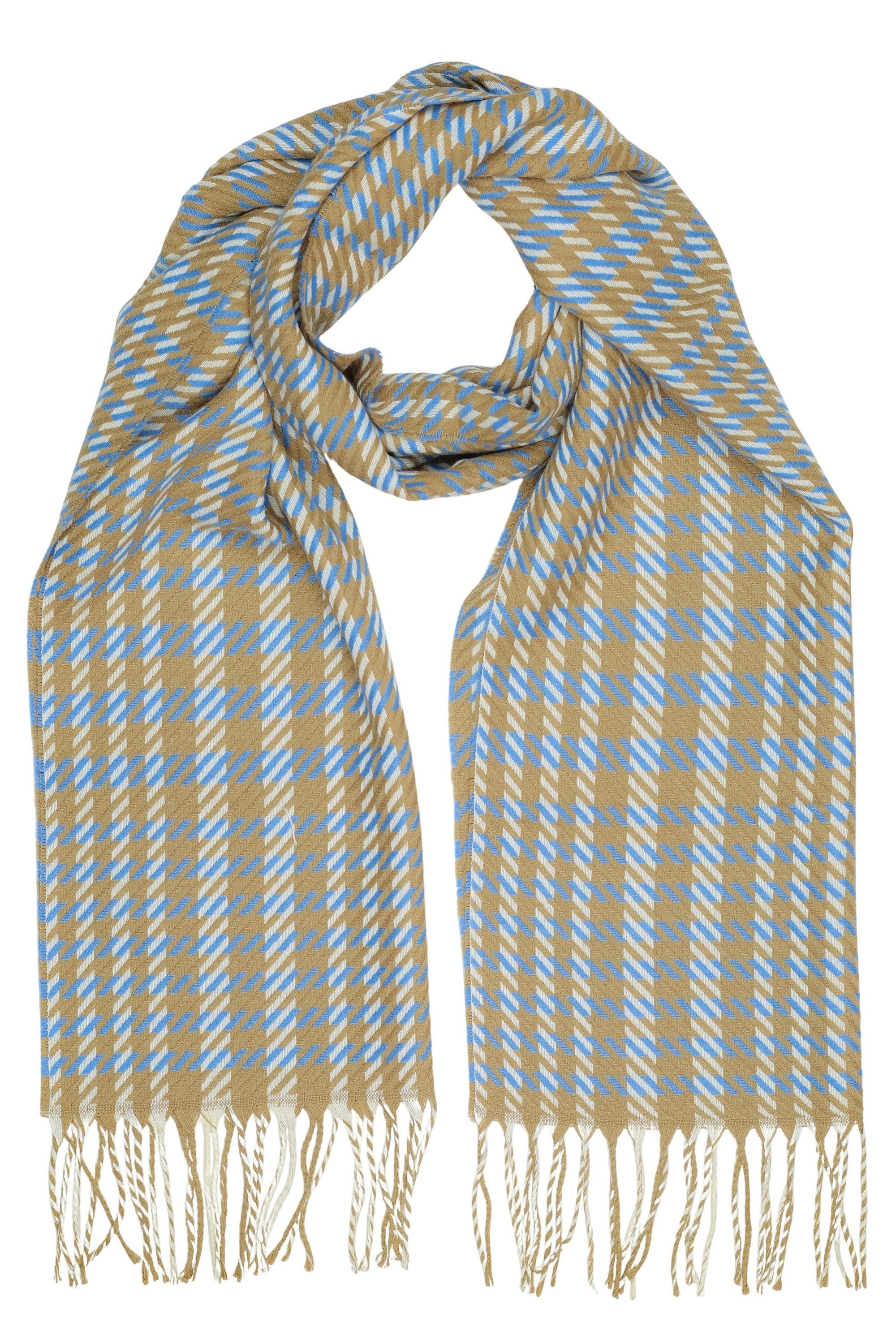 COLLEZIONE ALESSANDRO Wollschal Inverno, (1-St), Made in Italy, mit modernem Karo