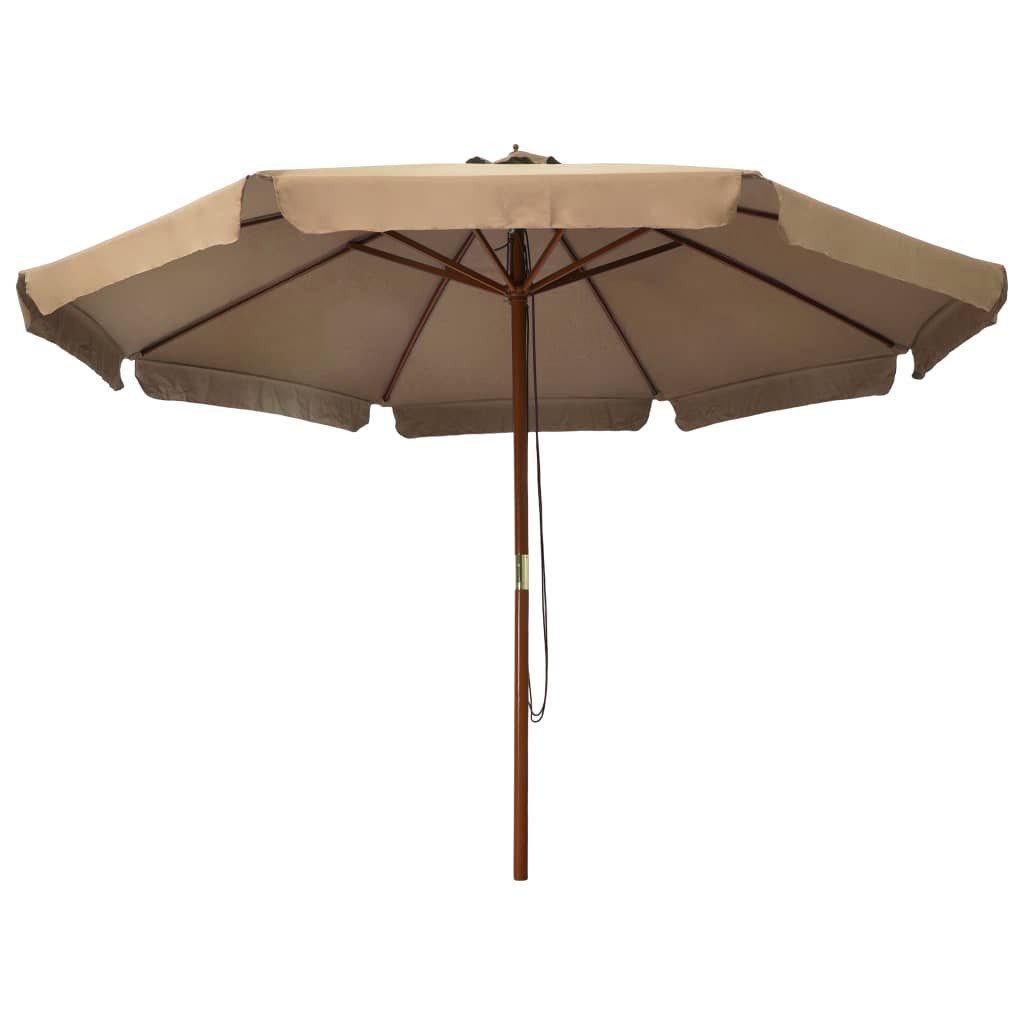 vidaXL Sonnenschirm Sonnenschirm mit Holzmast 330 günstig online kaufen