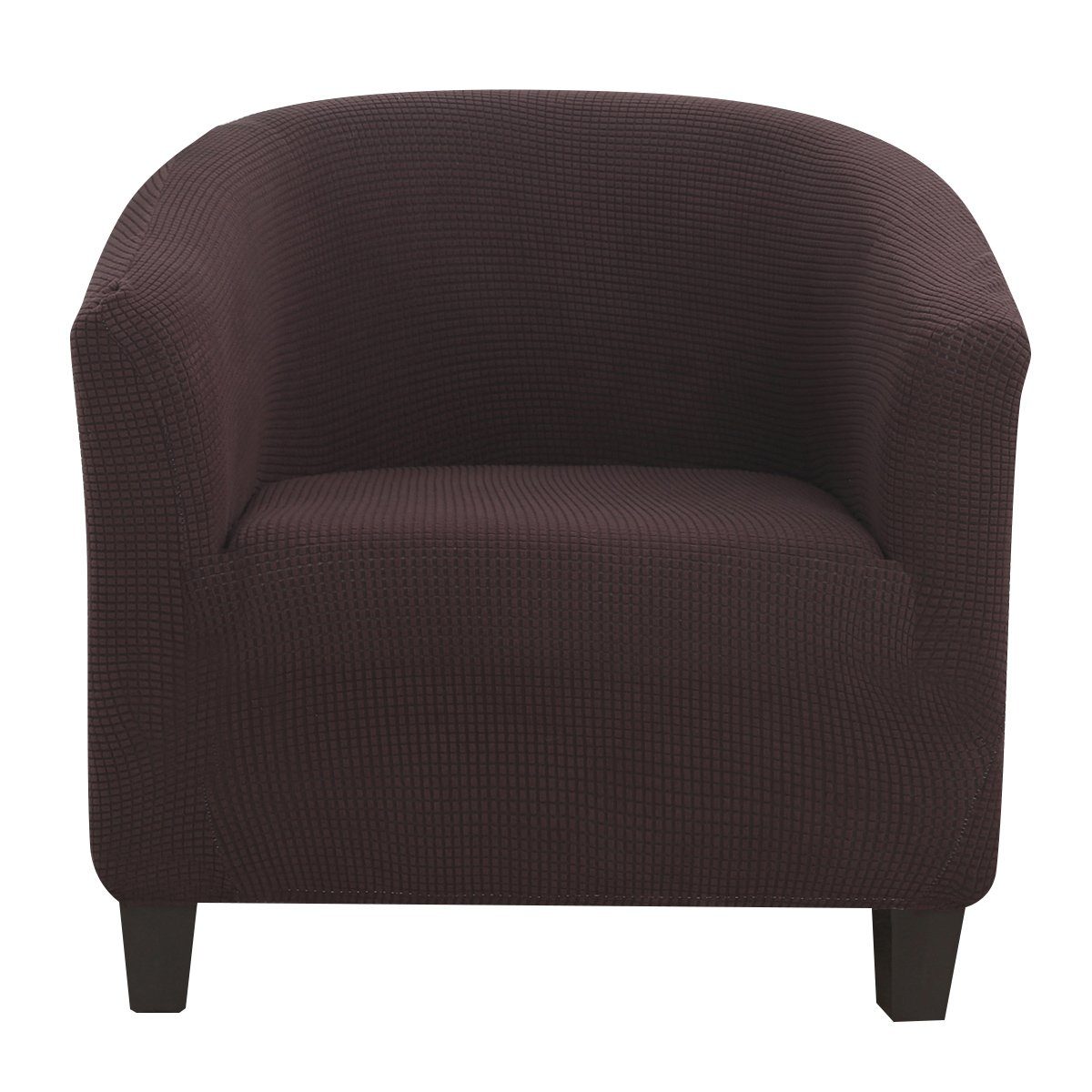 Qelus Hussen-Set Jacquard Schonbezug für Wannenstühle Stretch Stuhlbezug Wohnkultur