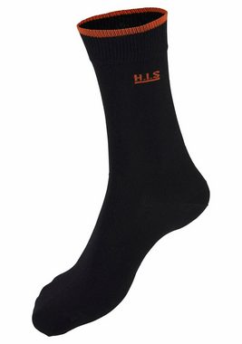 H.I.S Socken (Packung, 7-Paar) mit farbigen Bündchen