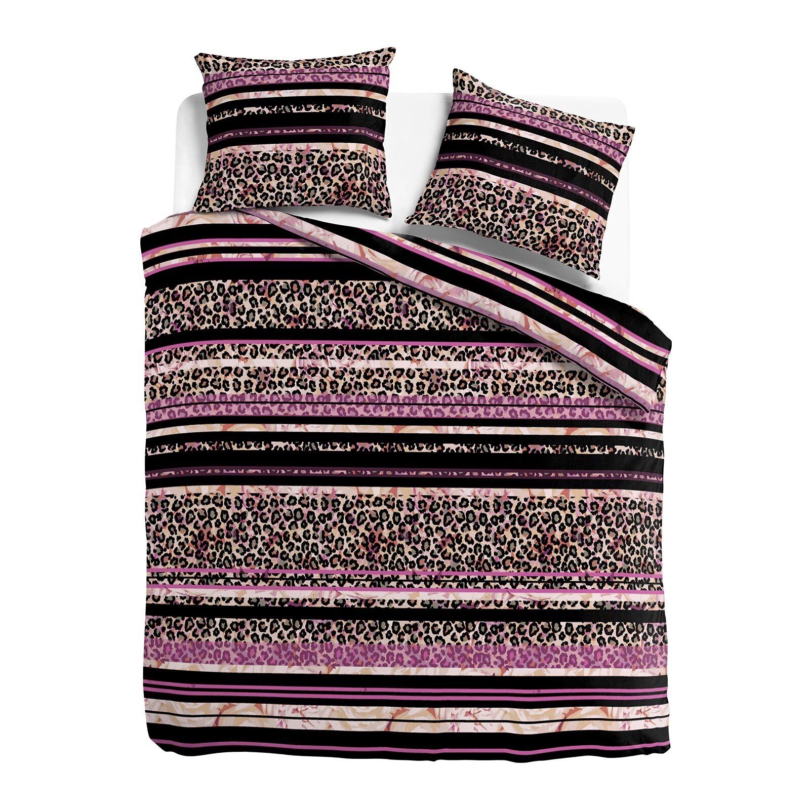 TRAUMSCHLAF Bettwäsche Leopard, Flanell, 2 teilig, Flanell-Winterbettwäsche günstig online kaufen