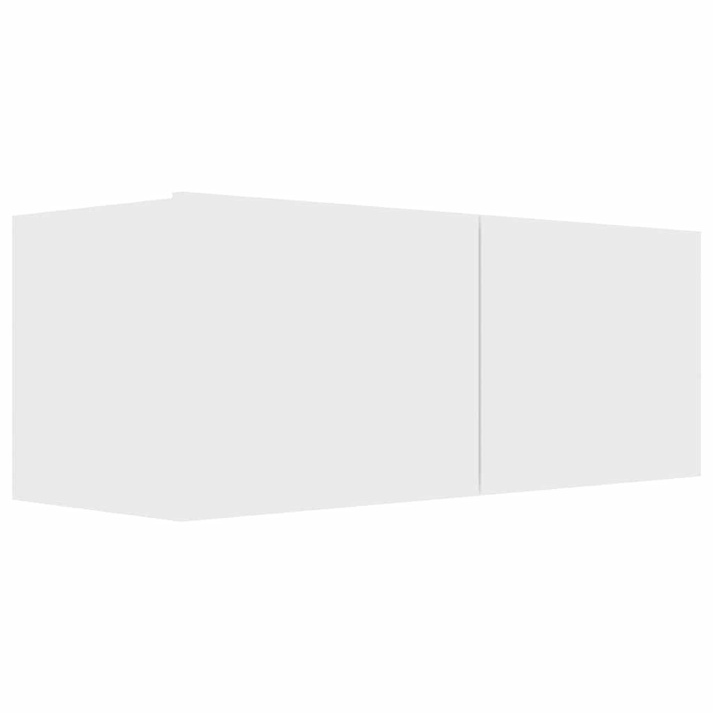 furnicato TV-Schrank Weißer aus Holzwerkstoff 80 x 30 x 30 cm (1-St) günstig online kaufen