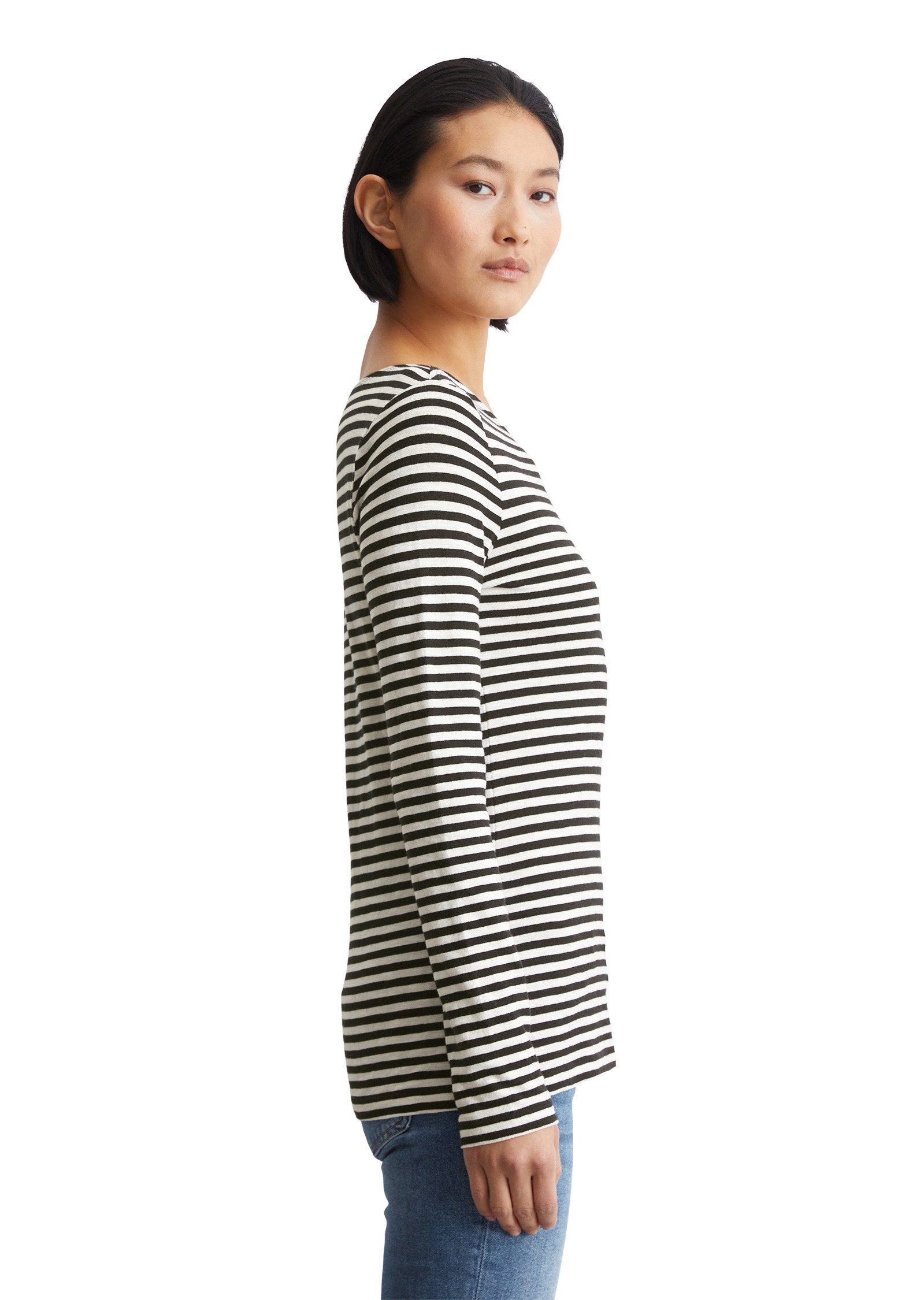 Marc O'Polo Langarmshirt aus Organic Cotton günstig online kaufen