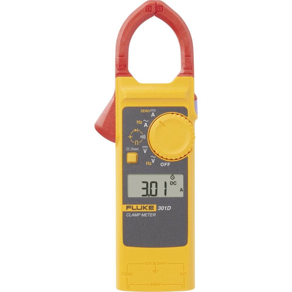 Fluke Multimeter 301D/EUR Stromzange digital CAT III 300 V Anzeige (Counts): 6000