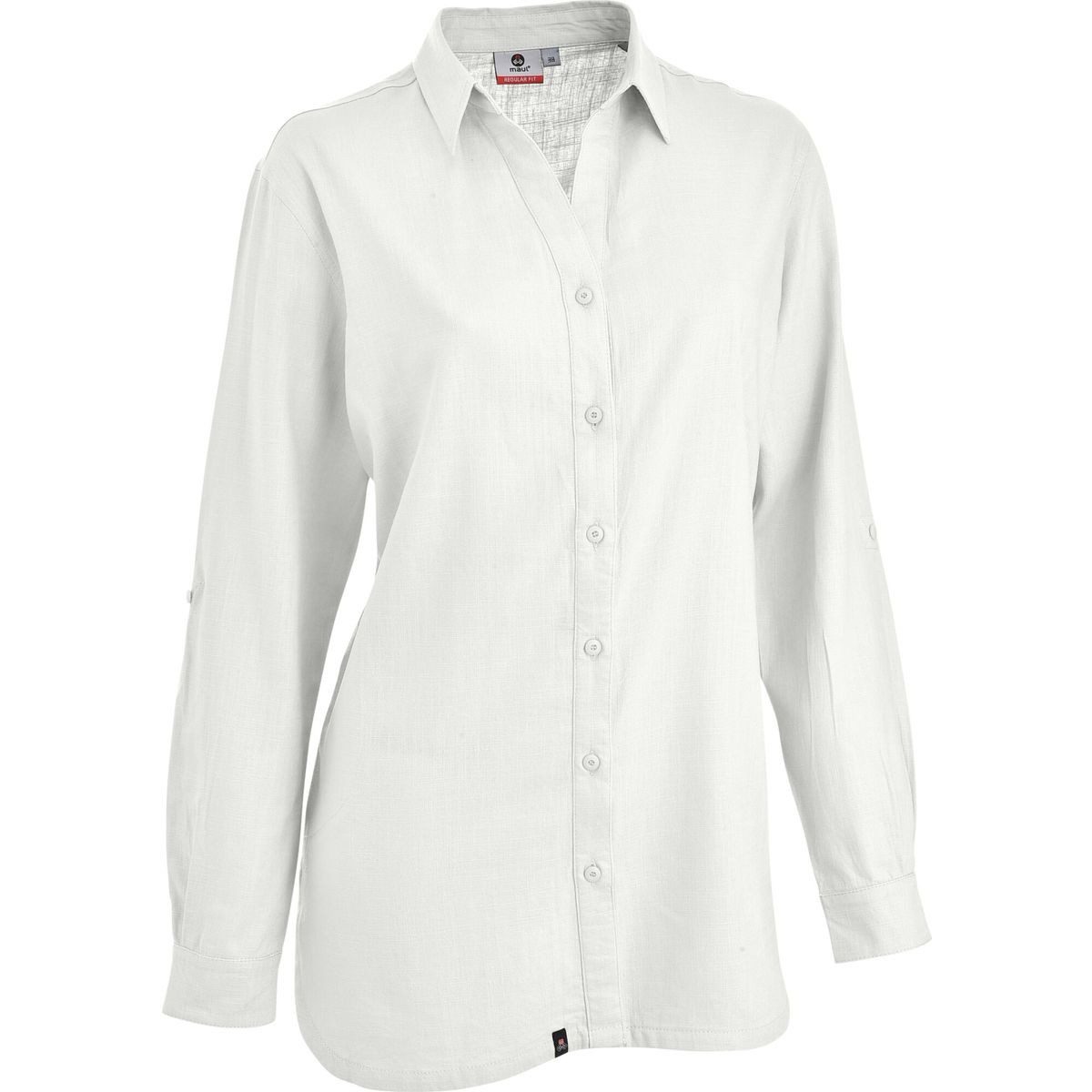 Maul Sport® Outdoorbluse Rosenberg - 1/1 Krempelbluse in Leinenoptik Leichte, atmungsaktive Damenbluse in Leinenoptik, ideal für Wandern